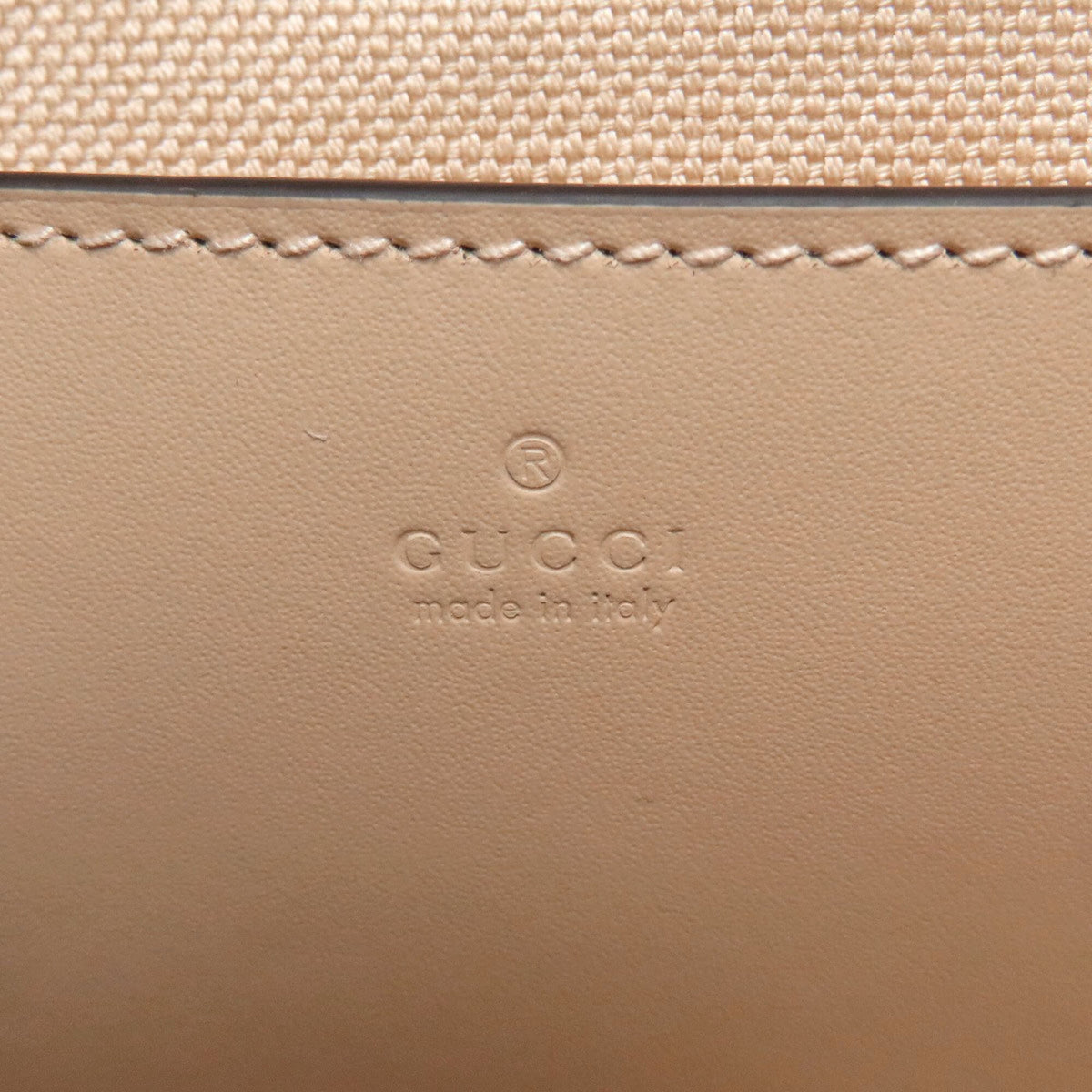 Gucci Beige Leather Shoulder Bag (Pre-Owned)