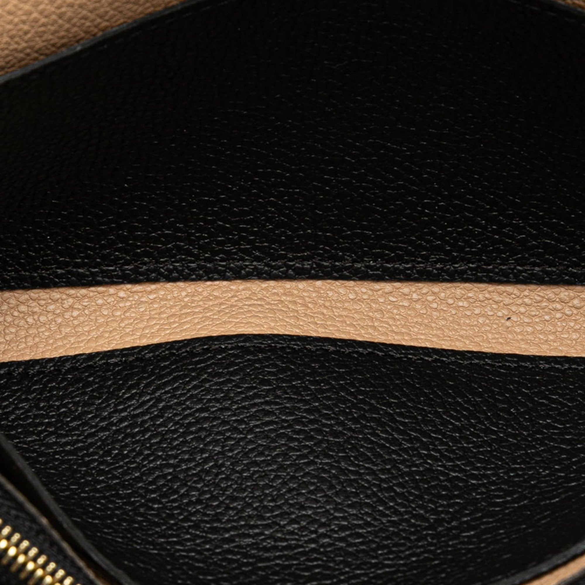 Louis Vuitton Monogram Empreinte Black Noir Leather Long Wallet (Bi-Fold) (Pre-Owned)