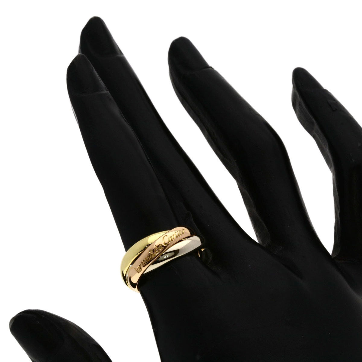 Cartier Trinity Yellow Gold (18K) Pink Gold (18K) White Gold (18K) Band Ring (Pre-Owned)