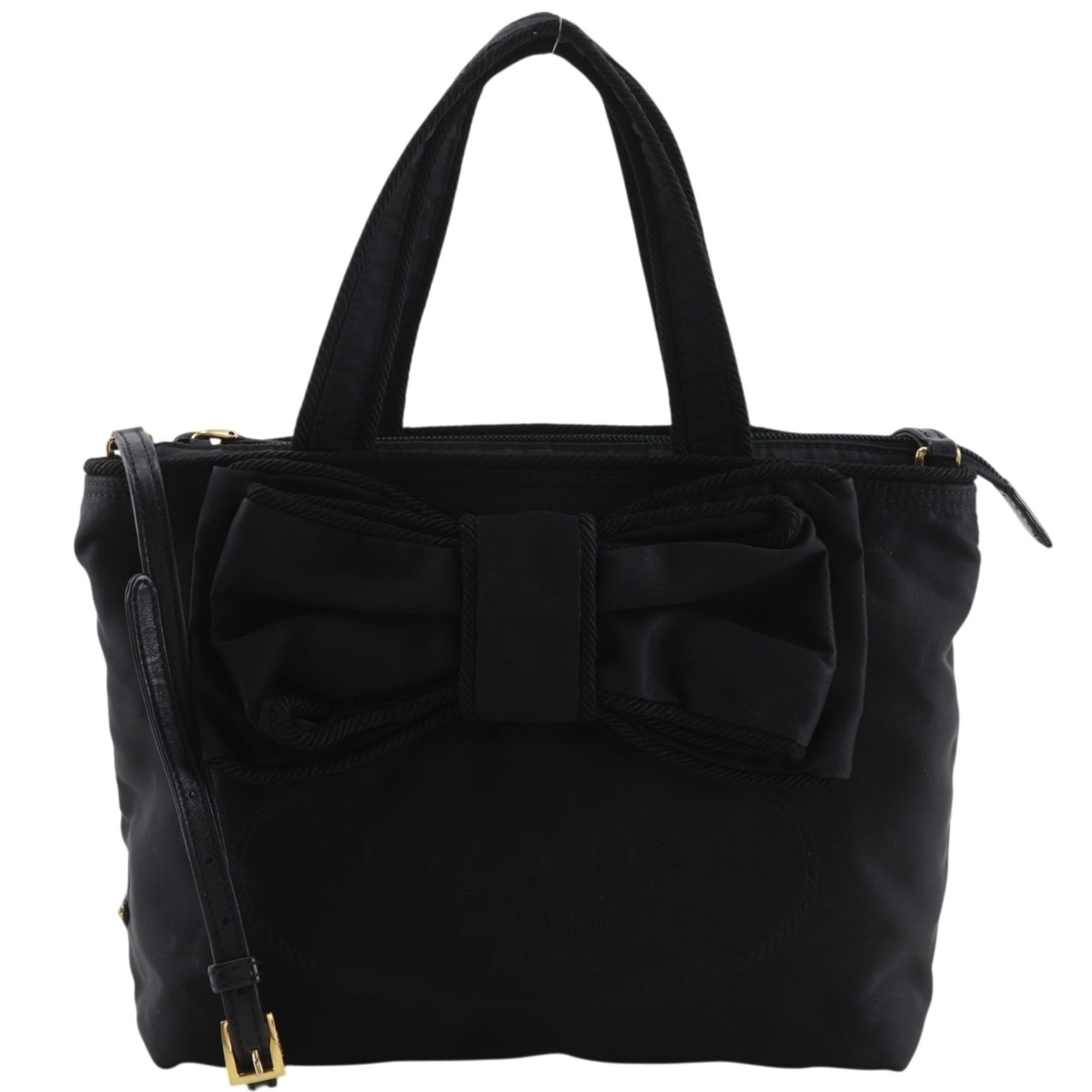 Prada Black Nylon Handbag (Pre-Owned)