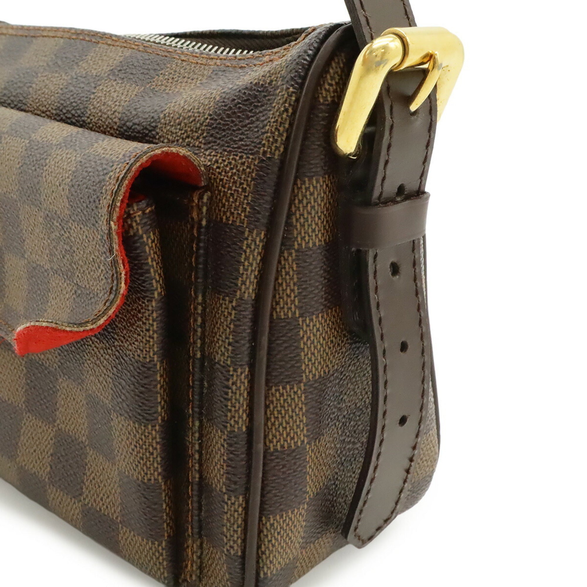 Louis Vuitton Brown Damier Canvas Damier Canvas Pvc Shoulder Bag (Pre-Owned)
