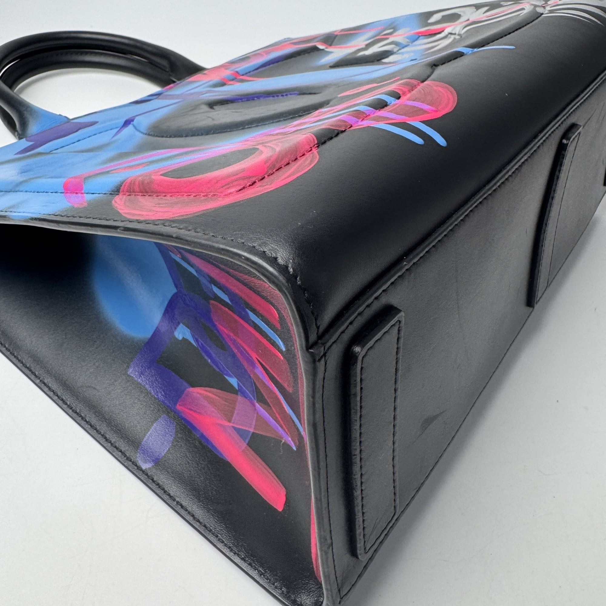 Dolce & Gabbana Multi-Color Leather Tote Bag (Pre-Owned)