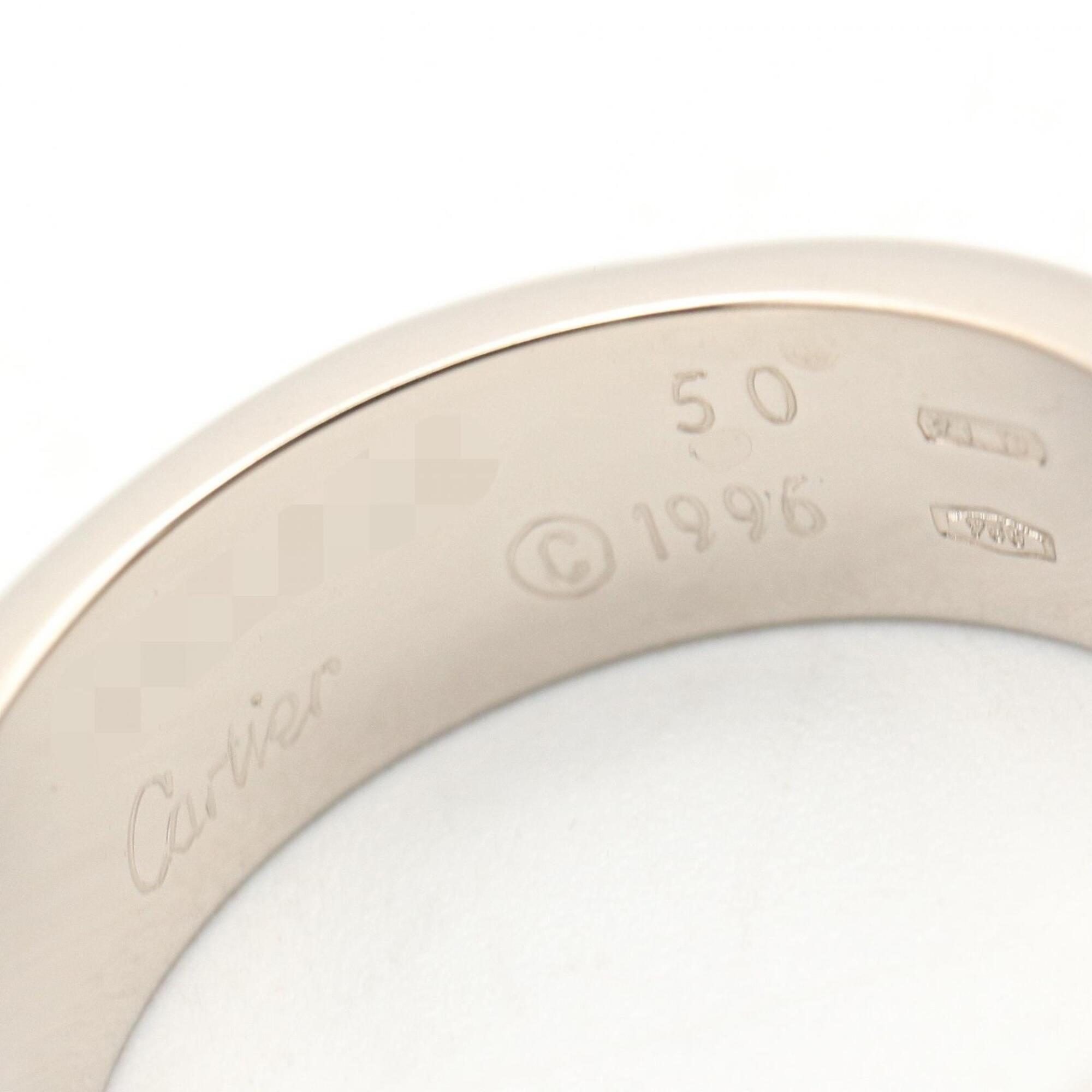 Cartier Silver White Gold (18K) Band Ring (Pre-Owned)