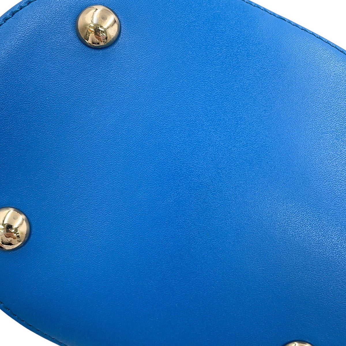 Salvatore Ferragamo Blue Leather Handbag Shoulder Bag (Pre-Owned)