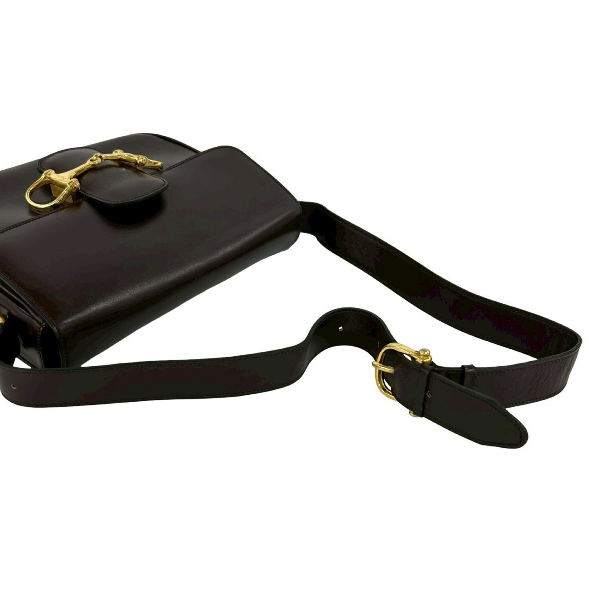 Celine Brown Leather Shoulder Bag (Pre-Owned)