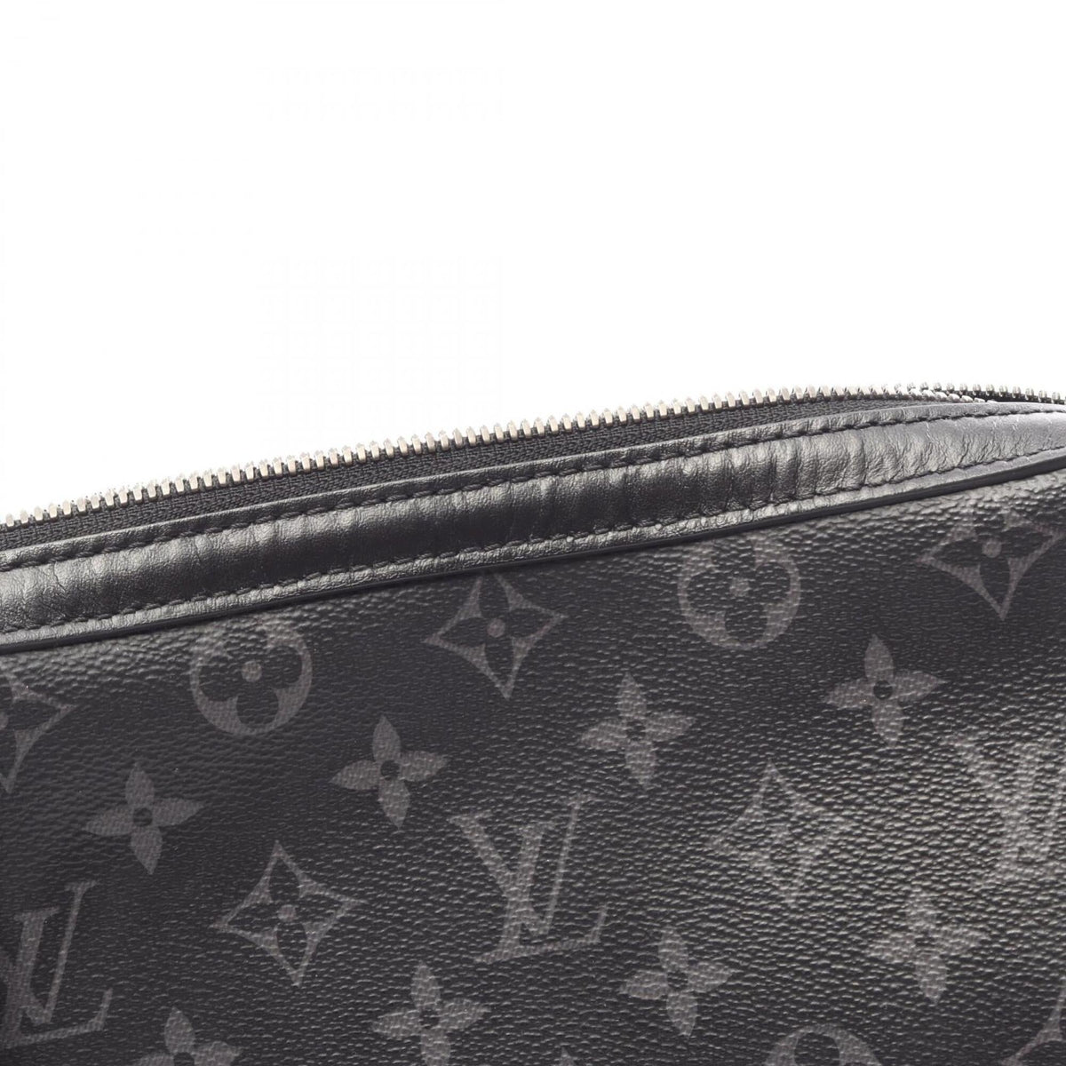 Louis Vuitton Black Gray Coated Canvas Pvc Monogram Eclipse Leather Handbag Shoulder Bag (Pre-Owned)