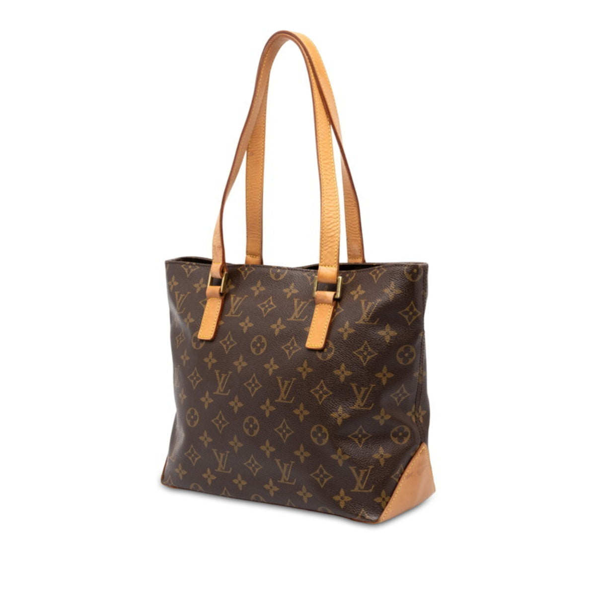 Louis Vuitton Monogram Brown Pvc Leather Shoulder Bag Tote Bag (Pre-Owned)