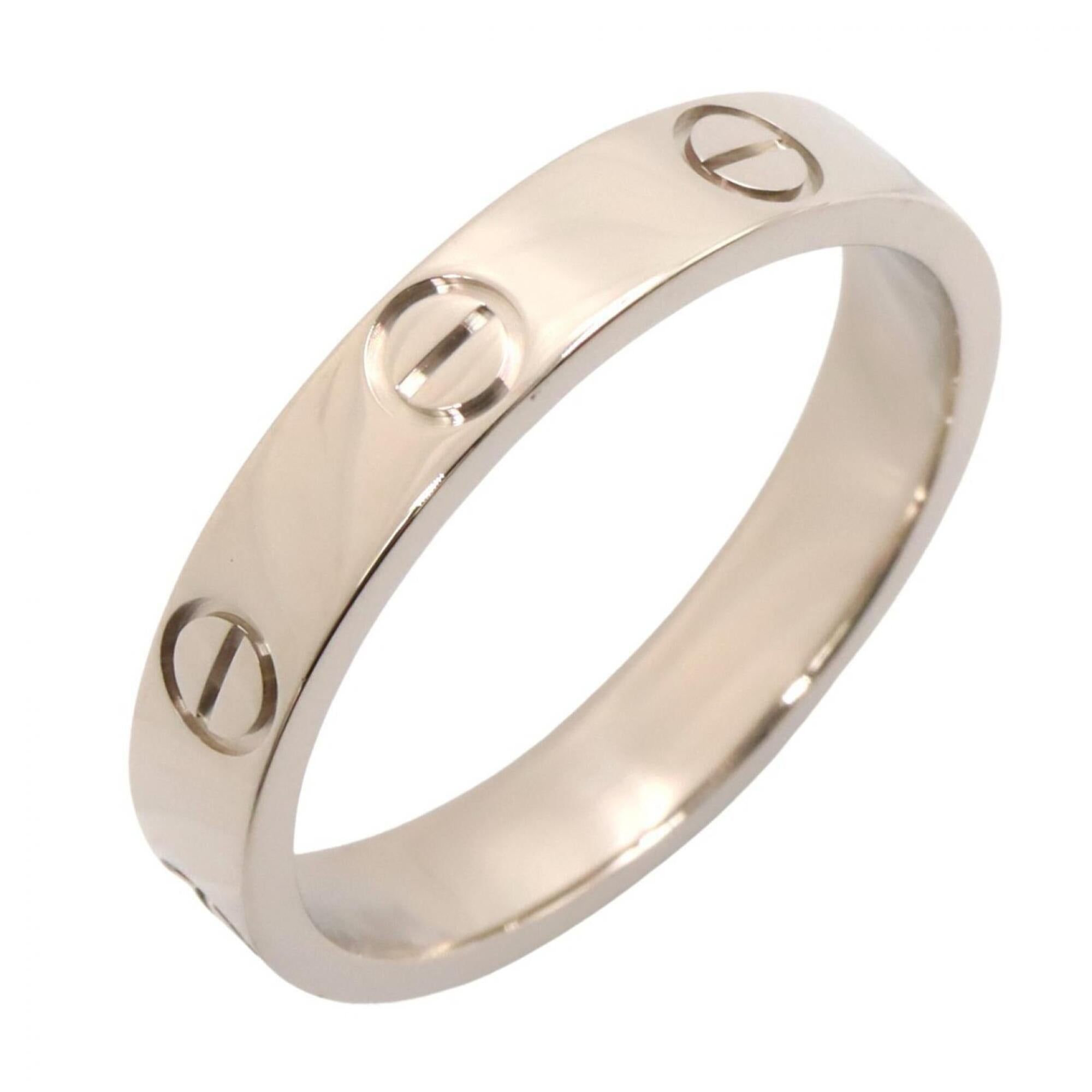Cartier Silver White Gold (18K) Band Ring (Pre-Owned)