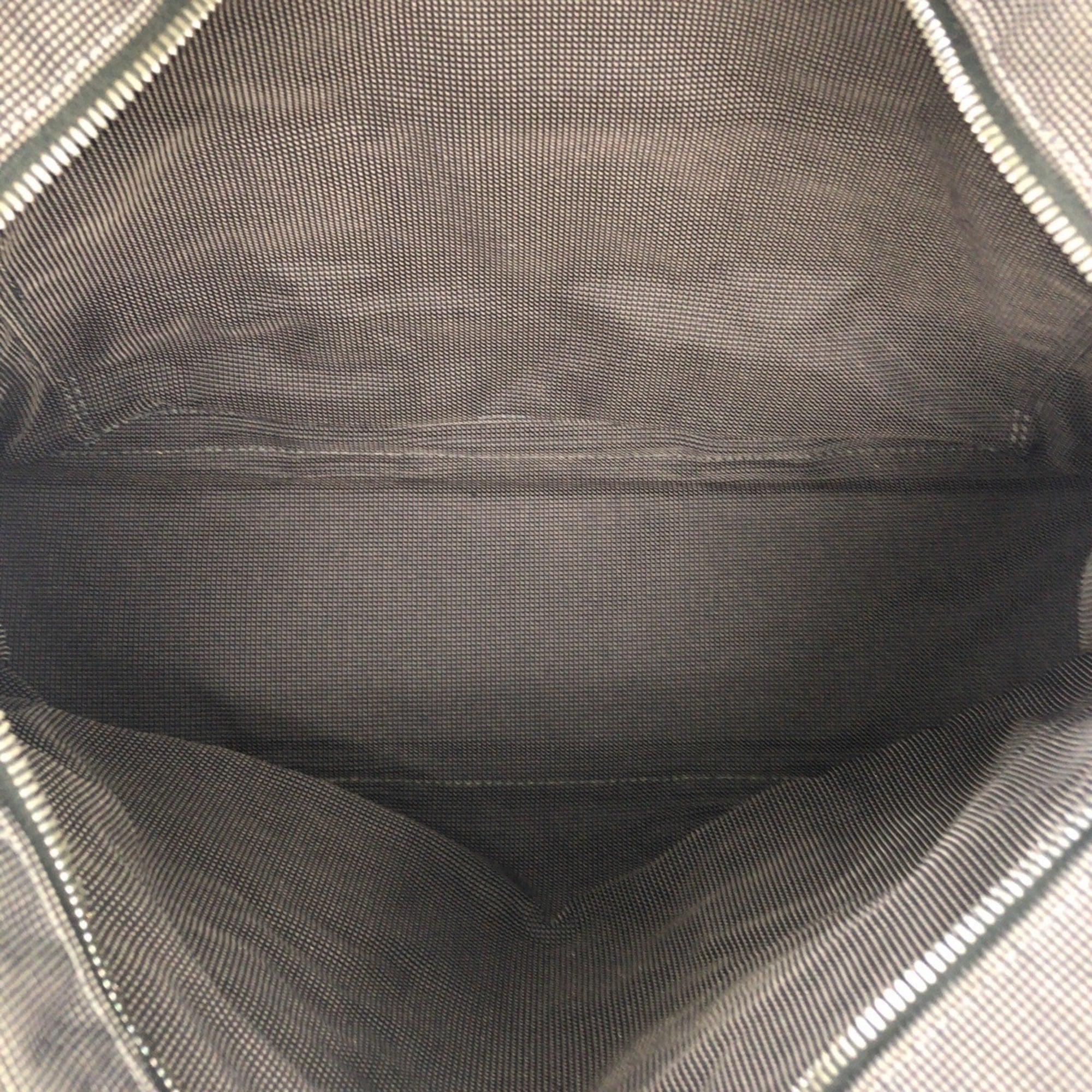 Hermes Gray Polyamide Polyester Handbag Tote Bag (Pre-Owned)