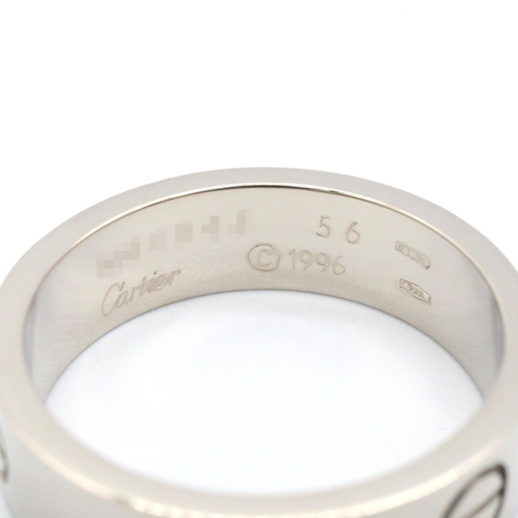 Cartier White Gold White Gold (18K) Band Ring (Pre-Owned)