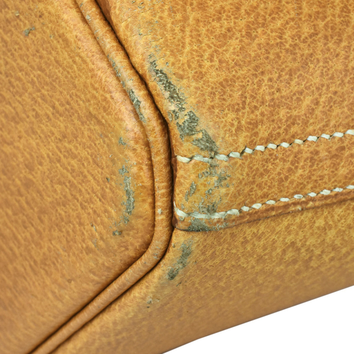 Hermes Natural Leather Handbag (Pre-Owned)