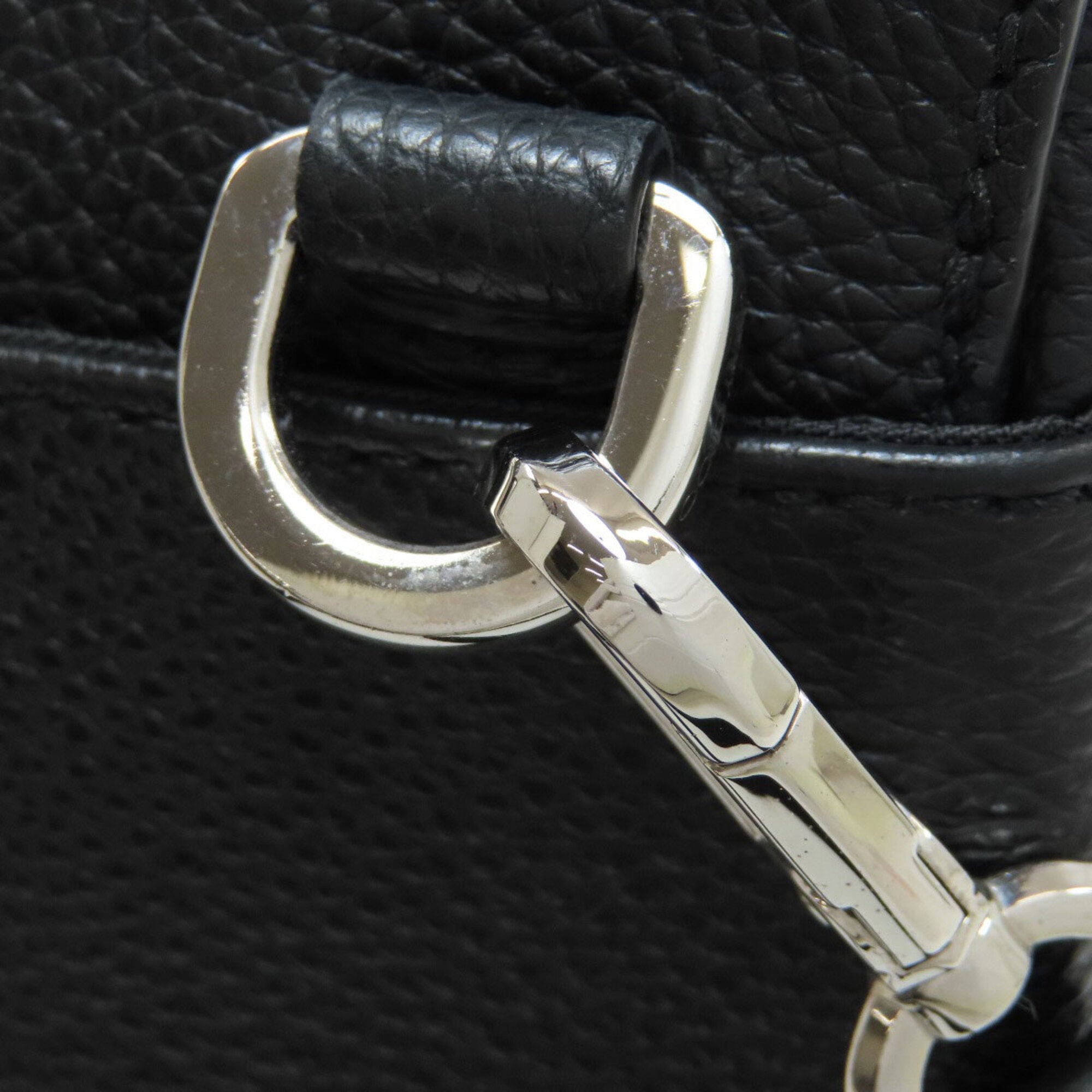 Jimmy Choo Black Leather Shoulder Bag (Pre-Owned)