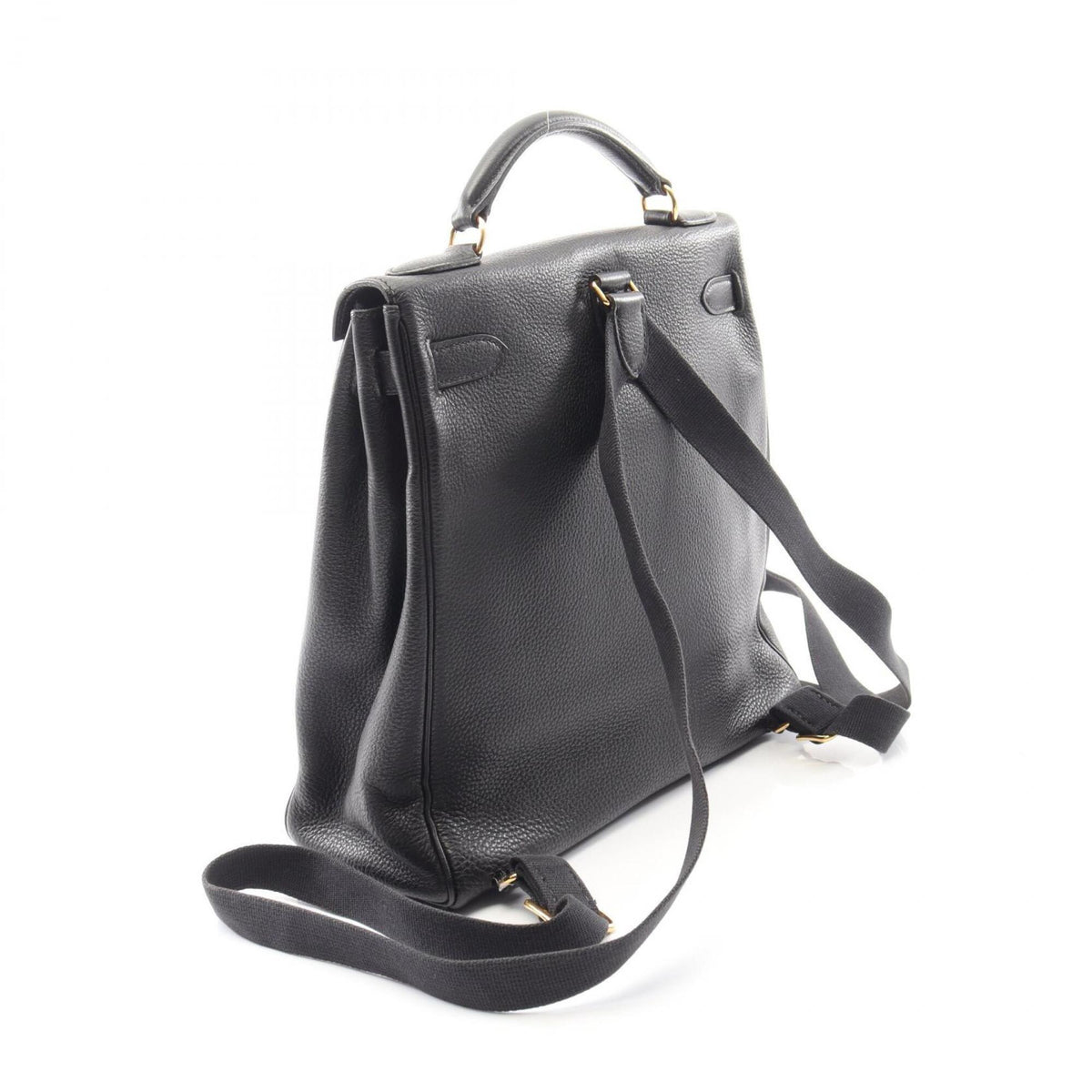 Hermes Black Togo Leather Backpack Handbag (Pre-Owned)