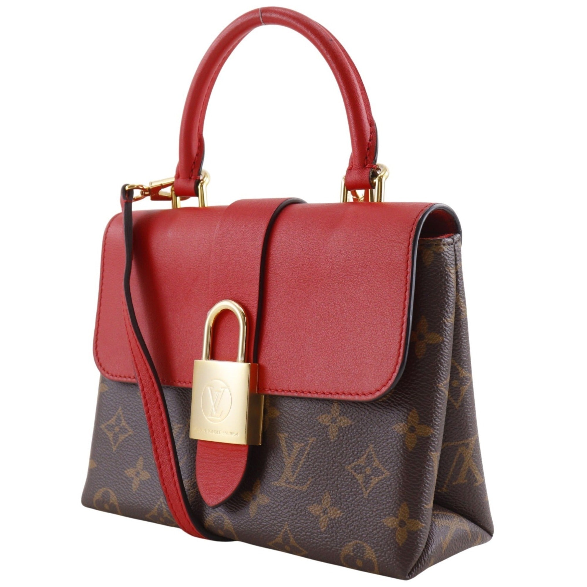 Louis Vuitton Brown Coquelicots Monogram Monogram Handbag (Pre-Owned)