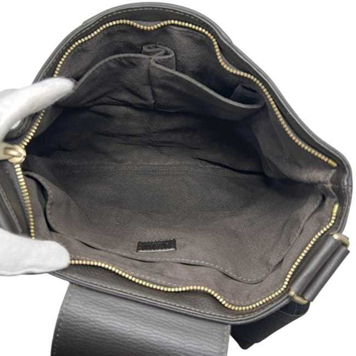 Dunhill Brown Pvc Leather Shoulder Bag (Pre-Owned)