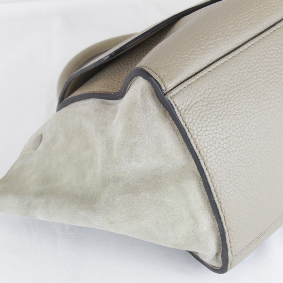 Celine Beige Leather Shoulder Bag (Pre-Owned)