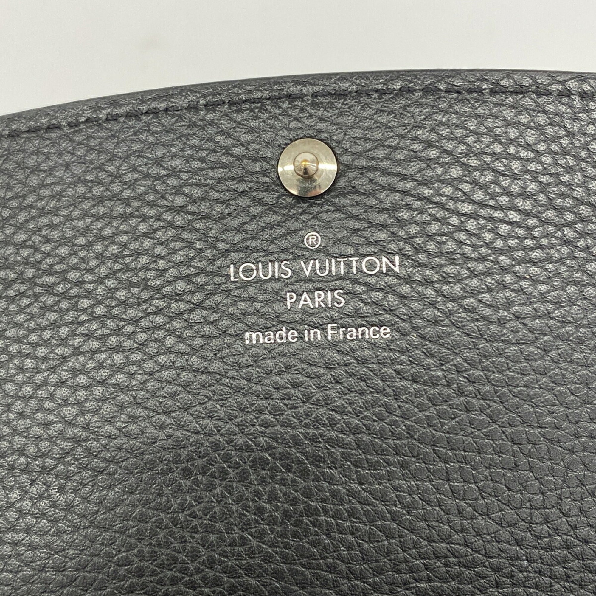 Louis Vuitton Noir Long Wallet (Bi-Fold) (Pre-Owned)