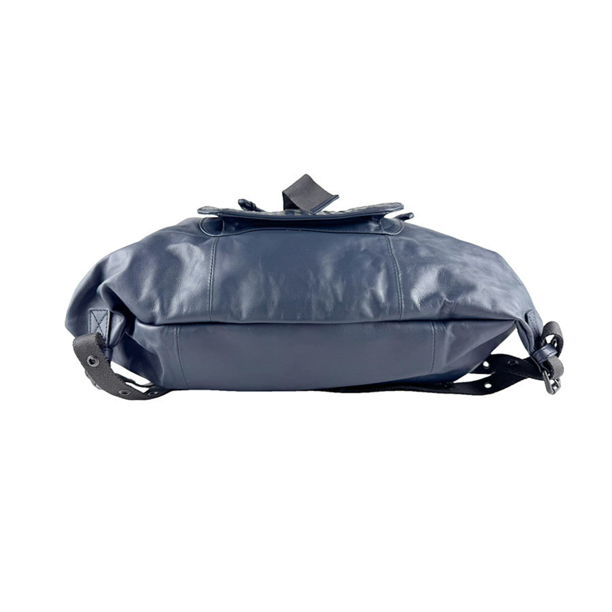 Bottega Veneta Navy Leather Backpack (Pre-Owned)
