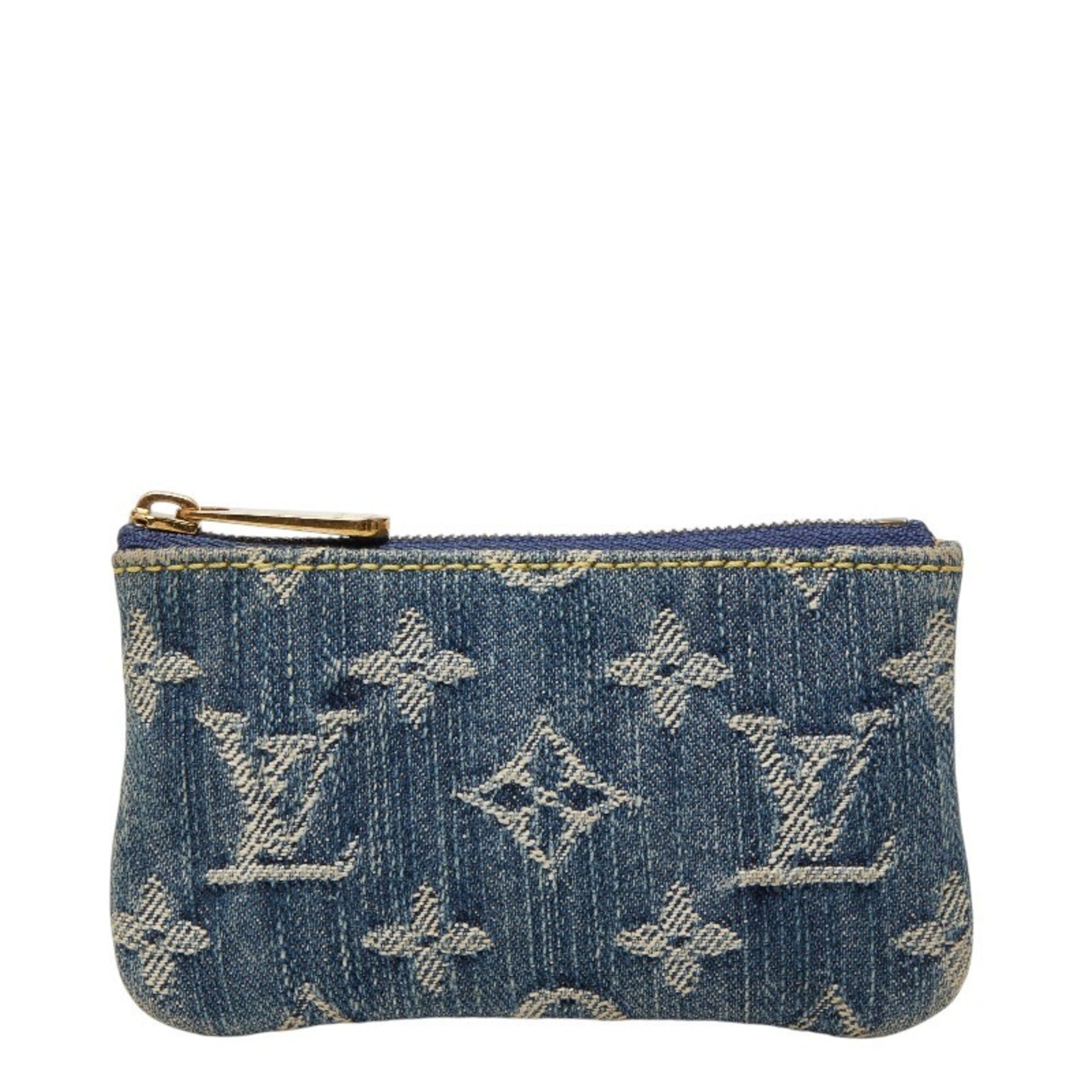 Louis Vuitton Blue Monogram Denim Pochette (Pre-Owned)