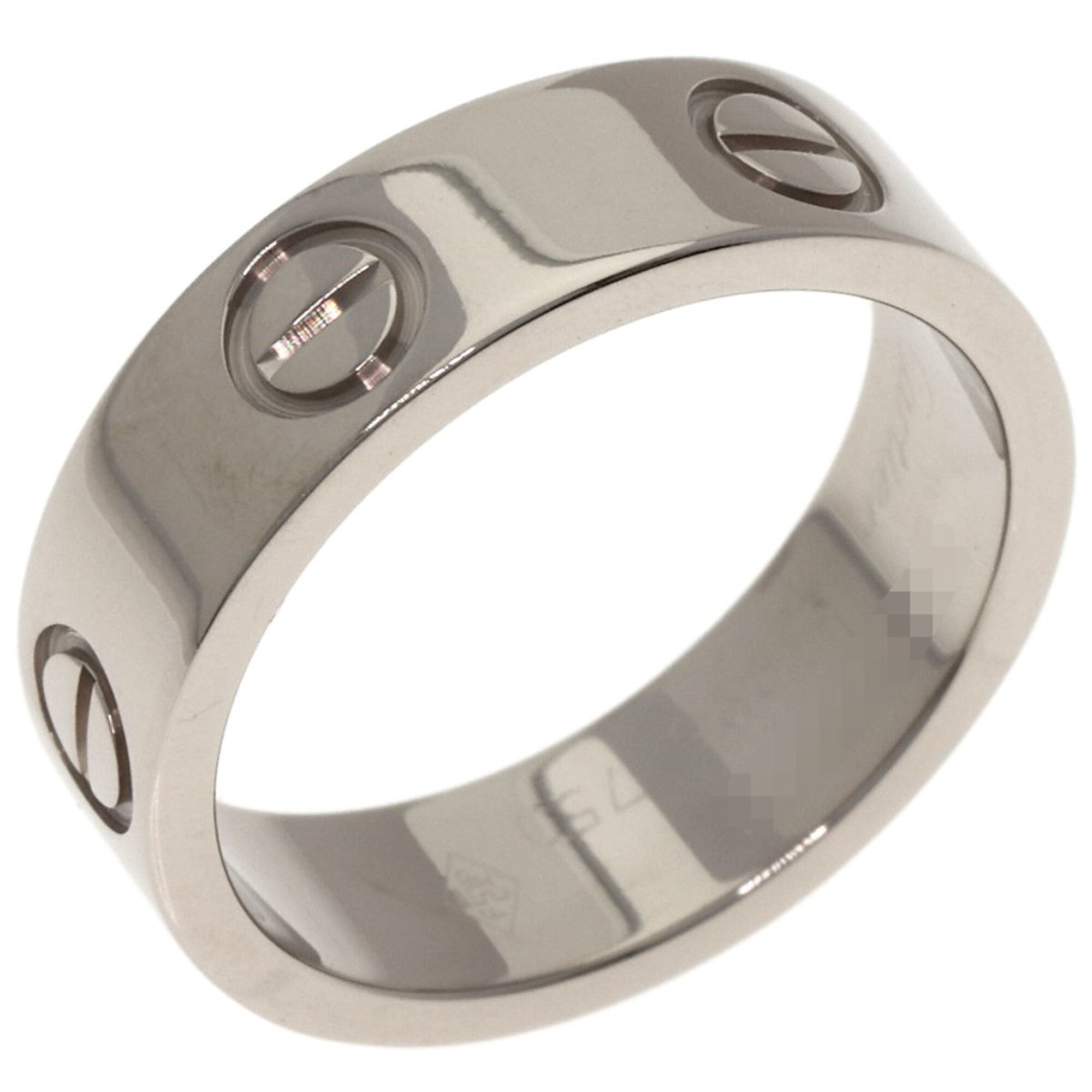 Cartier Love White Gold (18K) Band Ring (Pre-Owned)