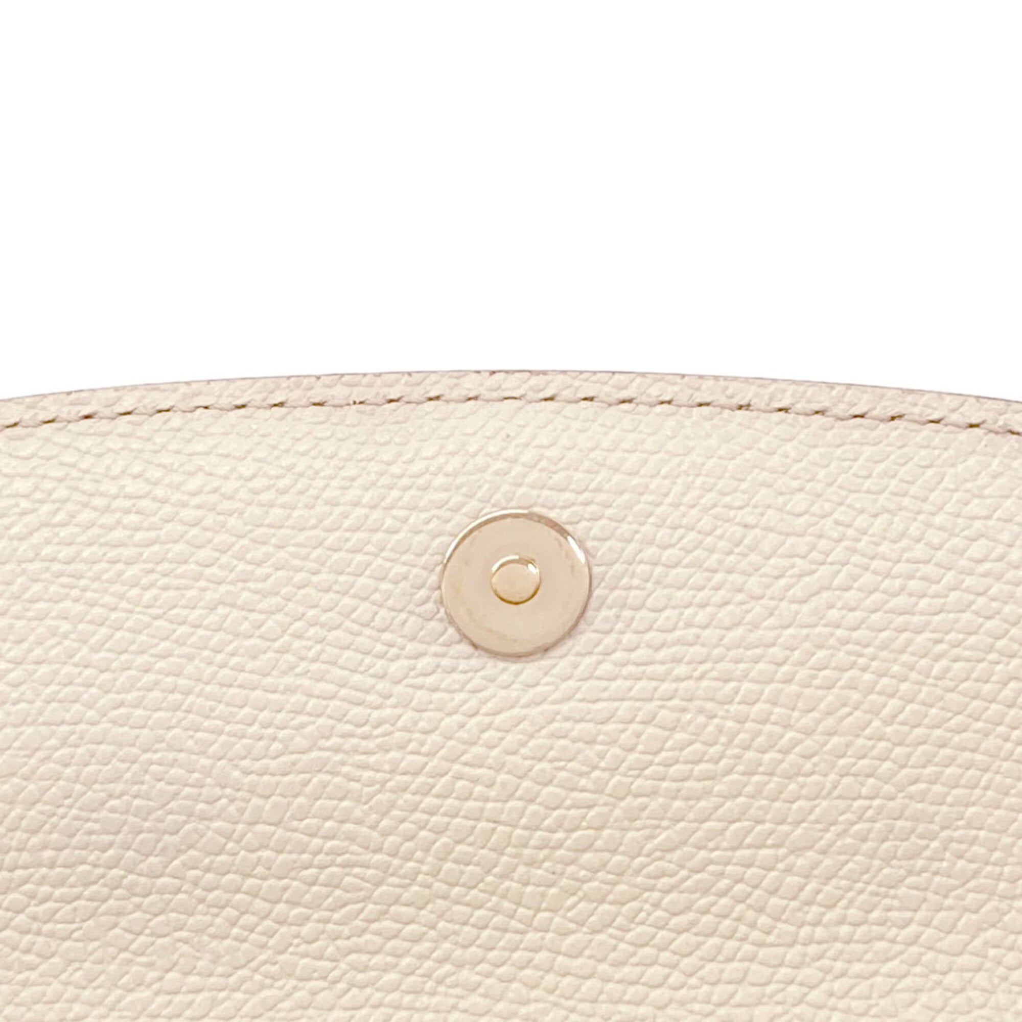 Valextra White Leather Clutch Bag (Pre-Owned)
