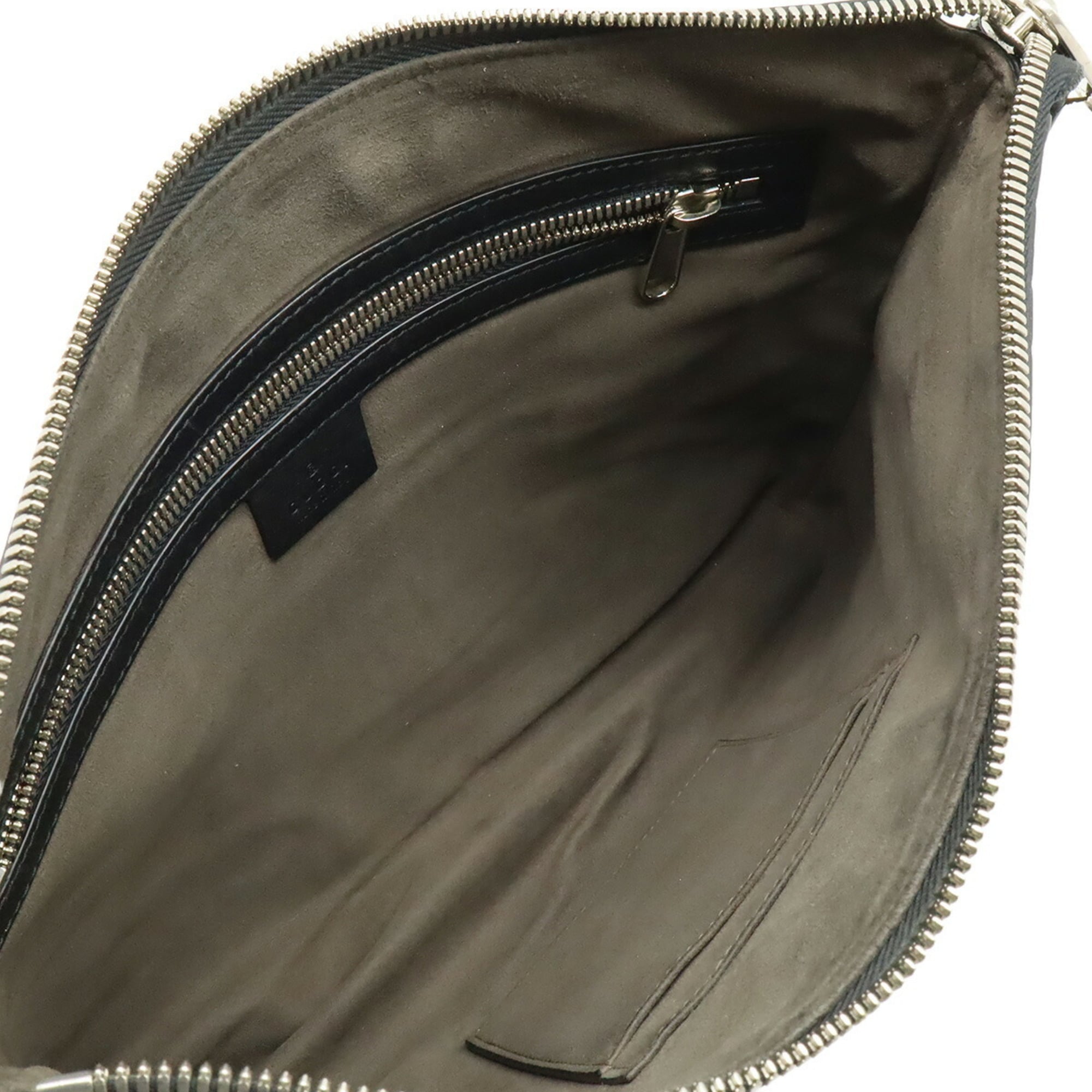 Gucci Black Leather Clutch Bag (Pre-Owned)