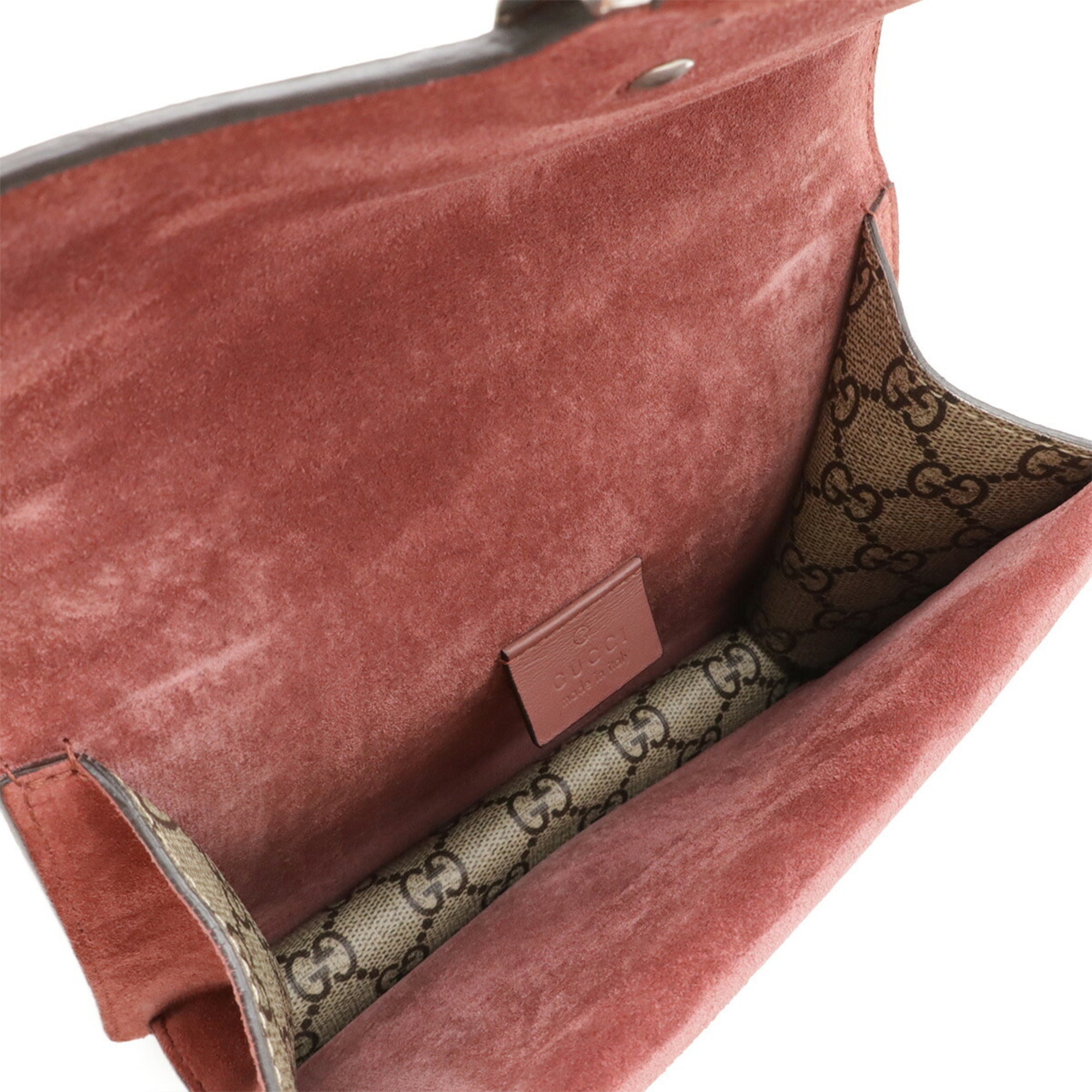 Gucci Gg Blooms Beige Pink Multi-Color Coated Canvas Shoulder Bag (Pre-Owned)