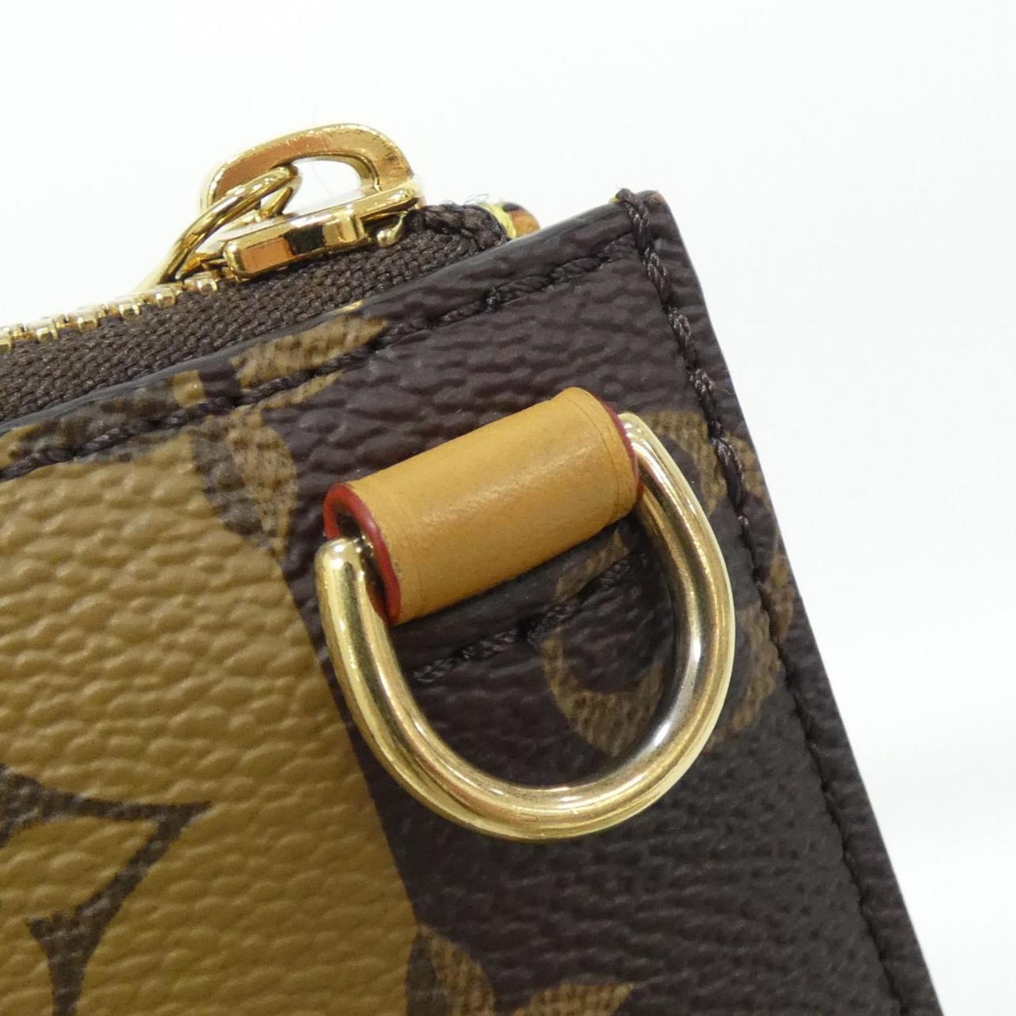 Louis Vuitton Marron Monogram Coated Canvas Handbag (Pre-Owned)