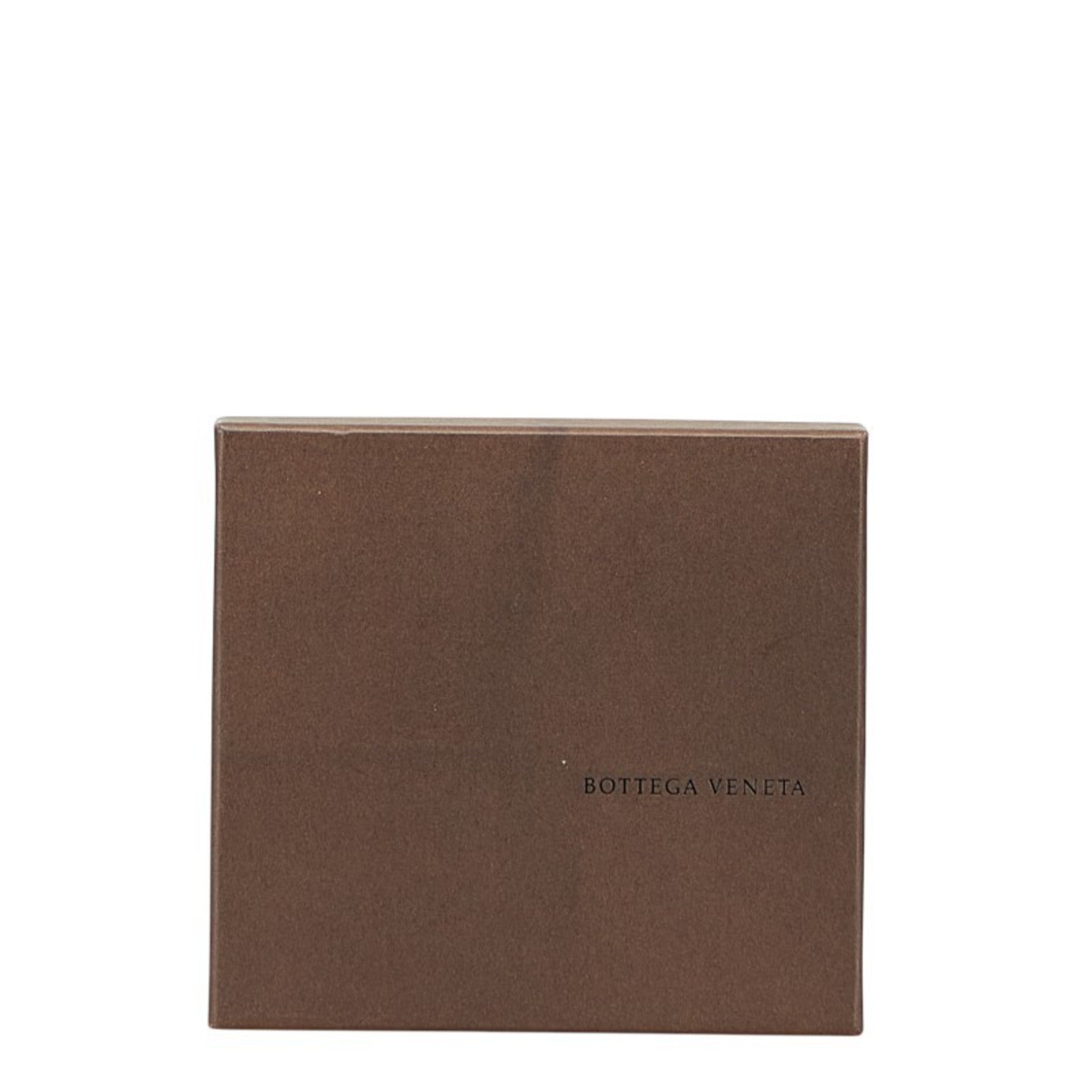 Bottega Veneta Black Leather Coin Purse/Coin Case (Pre-Owned)