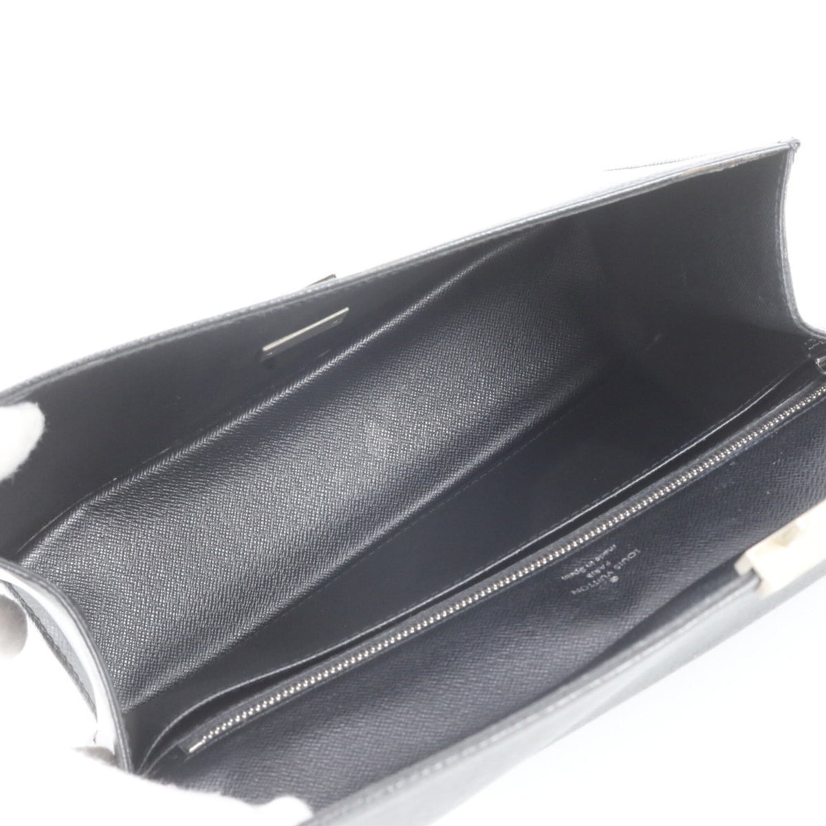 Louis Vuitton Ardoise Leather Clutch Bag Pouch (Pre-Owned)