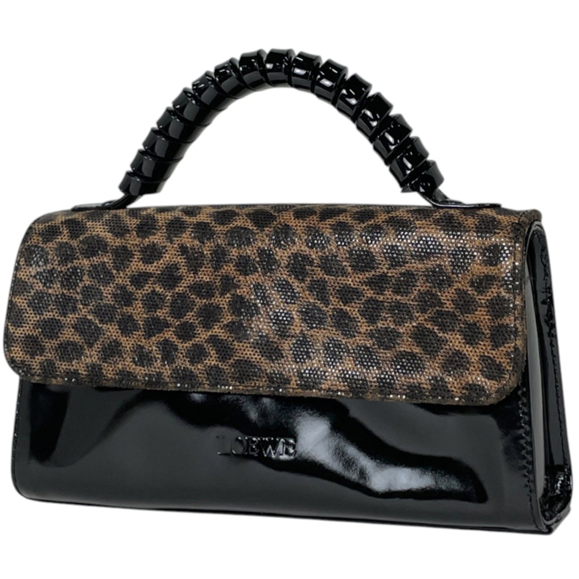 Loewe Black Patent Leather Leather Handbag (Pre-Owned)