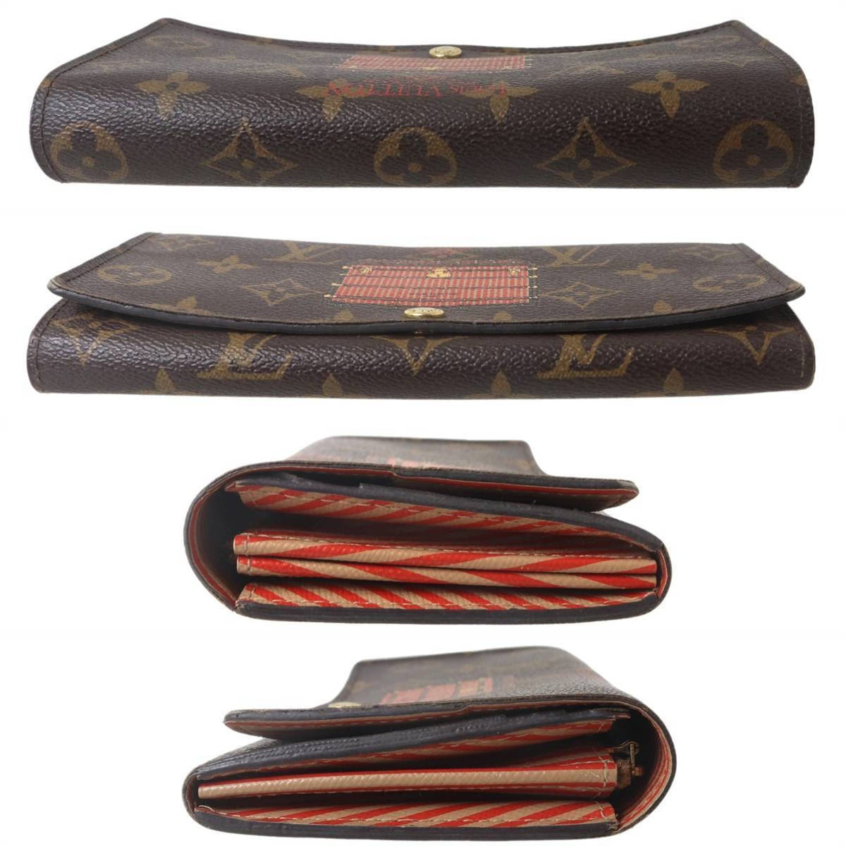 Louis Vuitton Monogram Brown Long Wallet (Bi-Fold) (Pre-Owned)