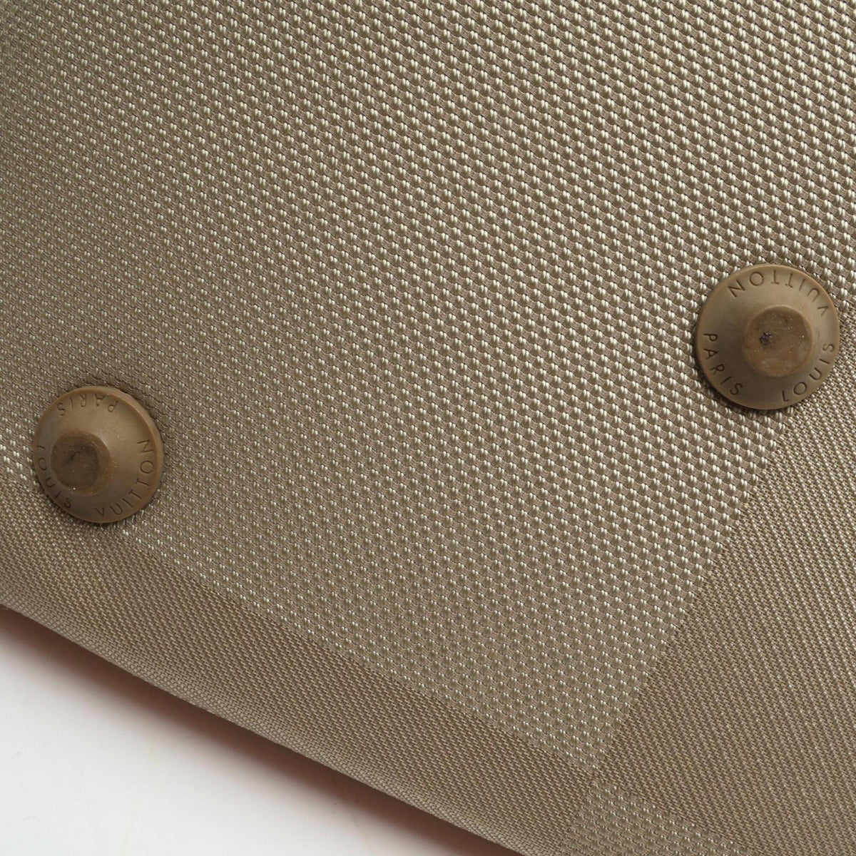 Louis Vuitton Beige Brown Sable Damier Geant Leather Nylon Canvas Boston Bag Handbag (Pre-Owned)