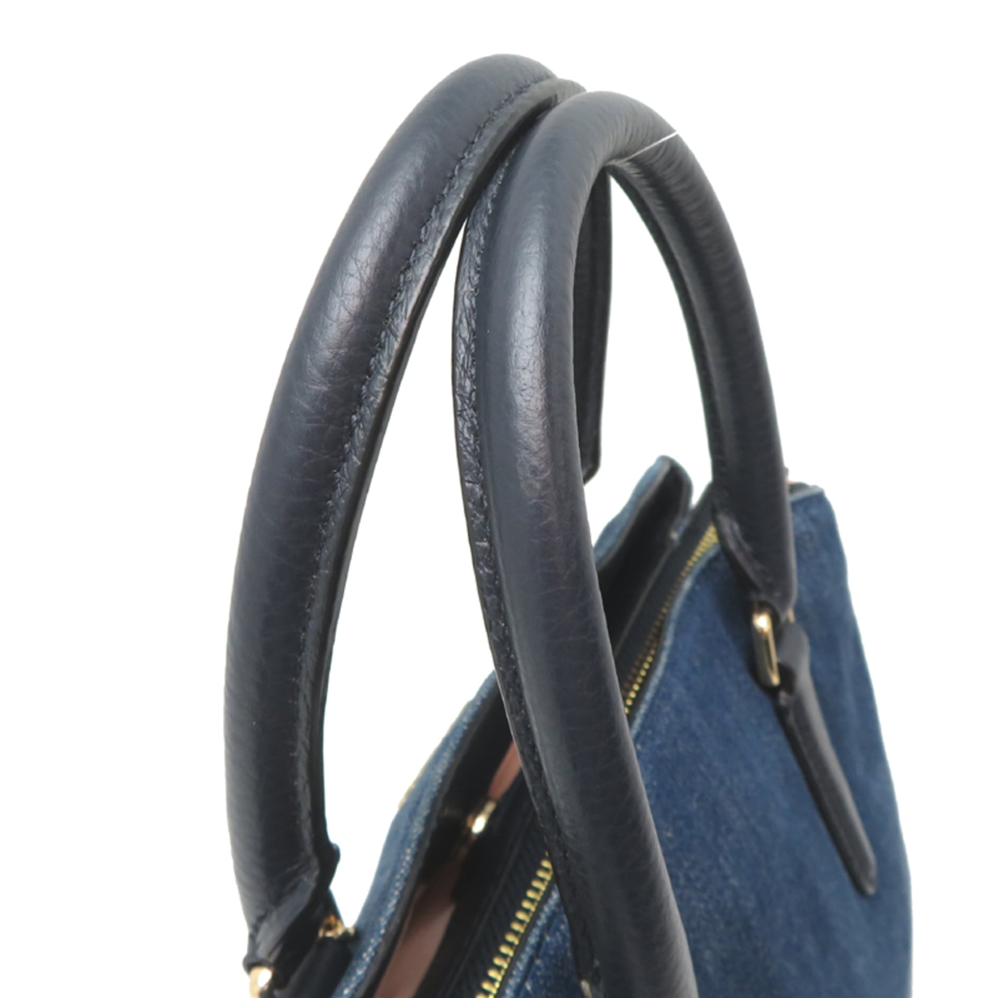 Coach Blue Denim Handbag (Pre-Owned)