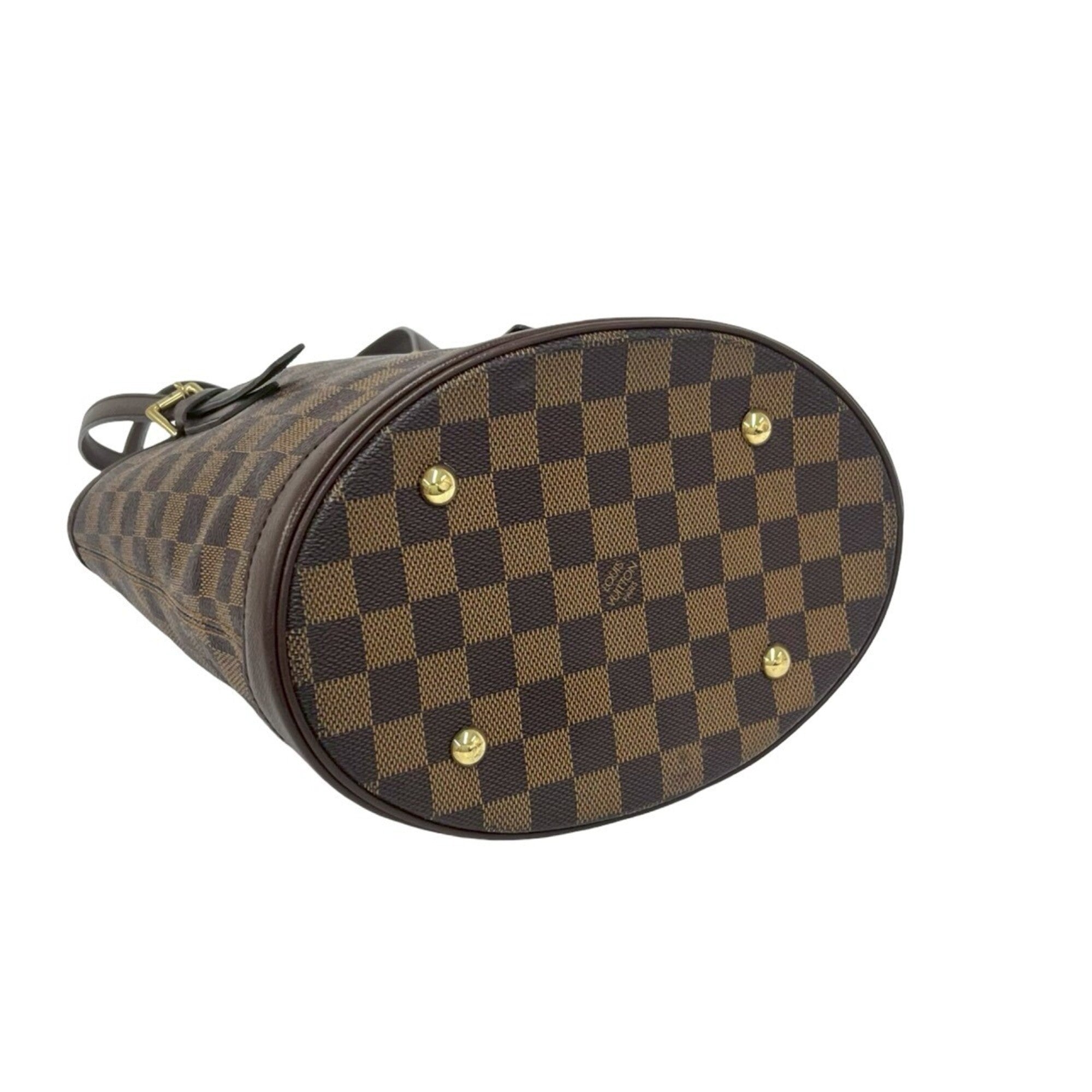 Louis Vuitton Brown Pvc Leather Handbag Shoulder Bag Tote Bag (Pre-Owned)