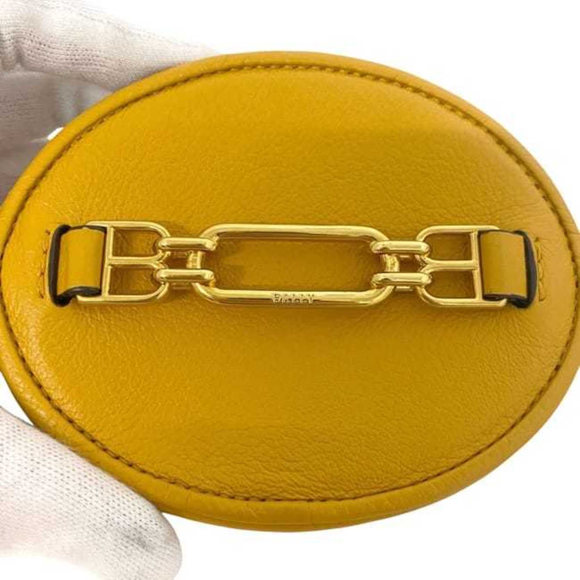 Bally Yellow Leather Coin Purse/Coin Case (Pre-Owned)