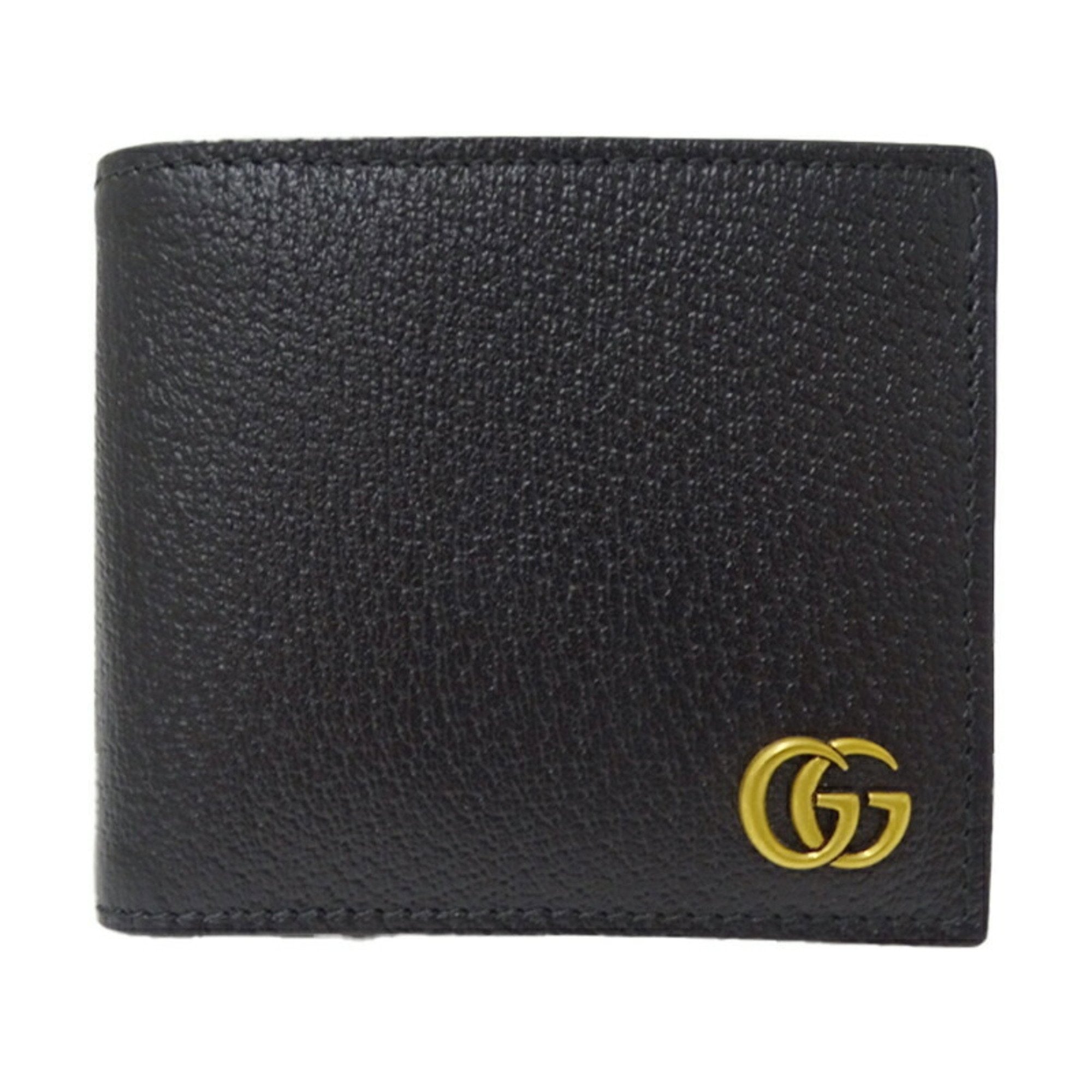 Gucci Black Leather Wallet (Bi-Fold) (Pre-Owned)