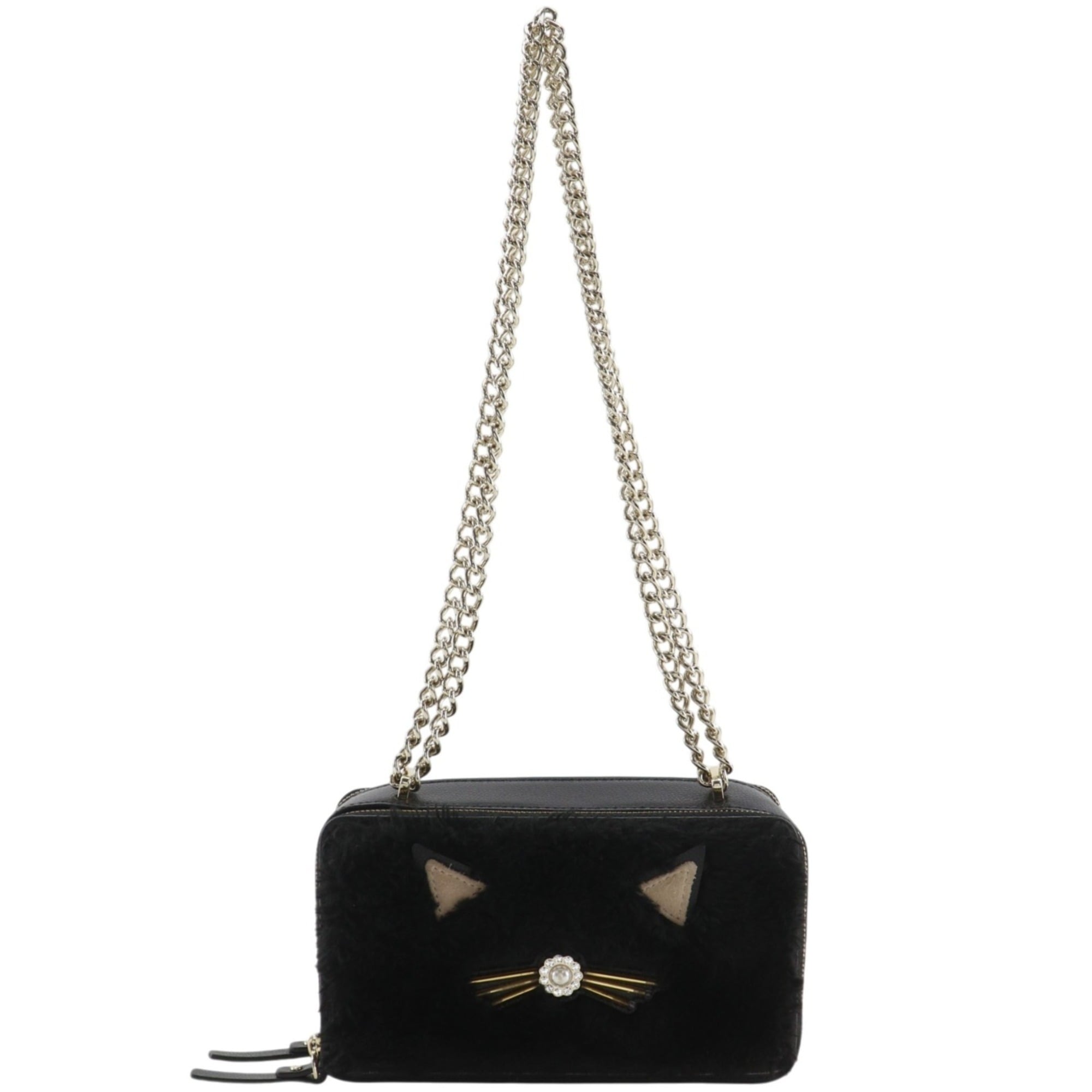 Kate Spade Black Leather Shoulder Bag (Pre-Owned)