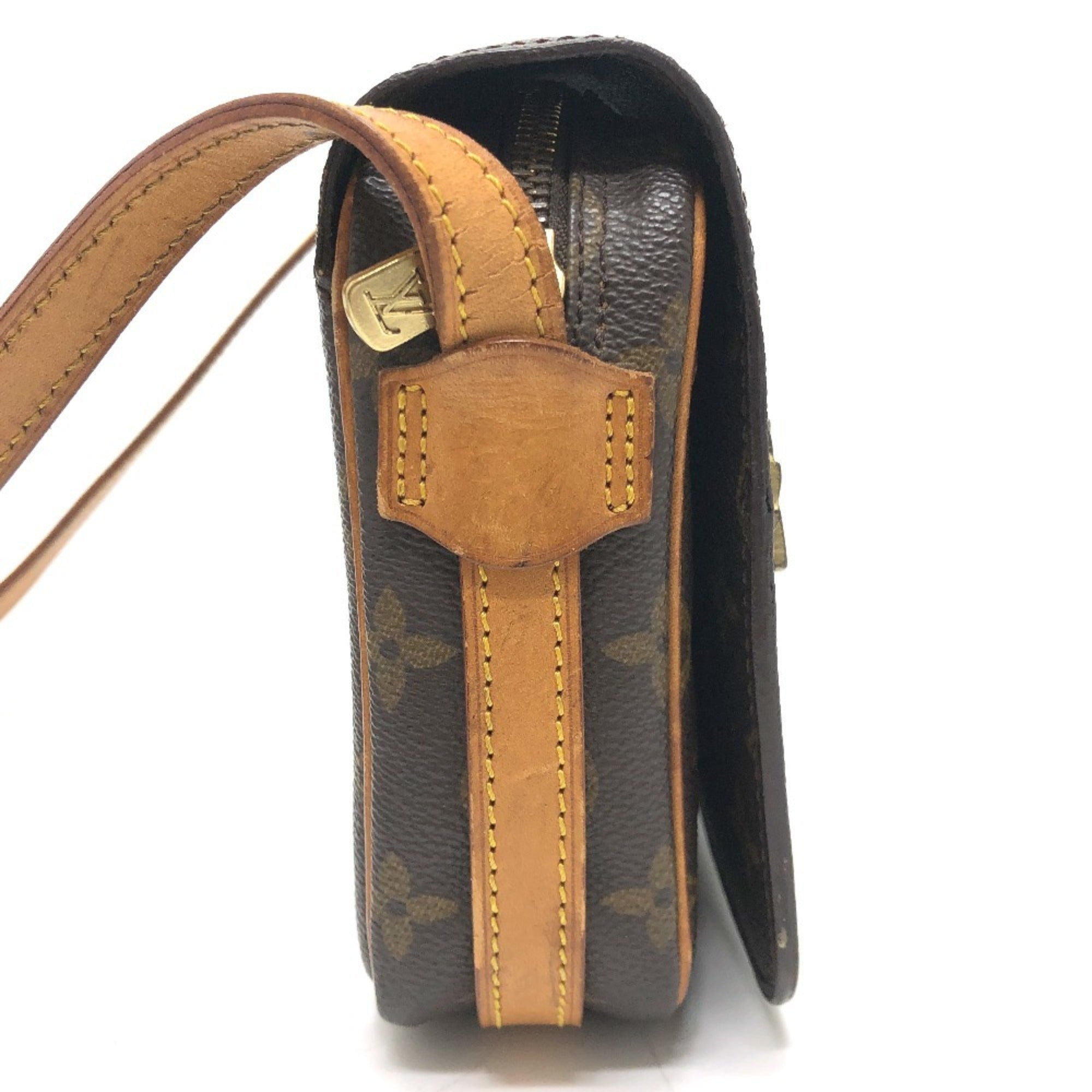 Louis Vuitton Brown Monogram Canvas Pochette Shoulder Bag (Pre-Owned)