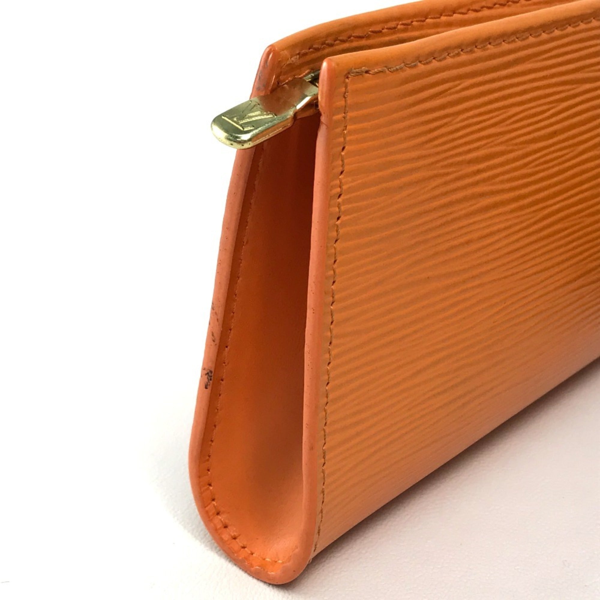 Louis Vuitton Epi Orange Epi Leather Handbag Shoulder Bag Tote Bag (Pre-Owned)