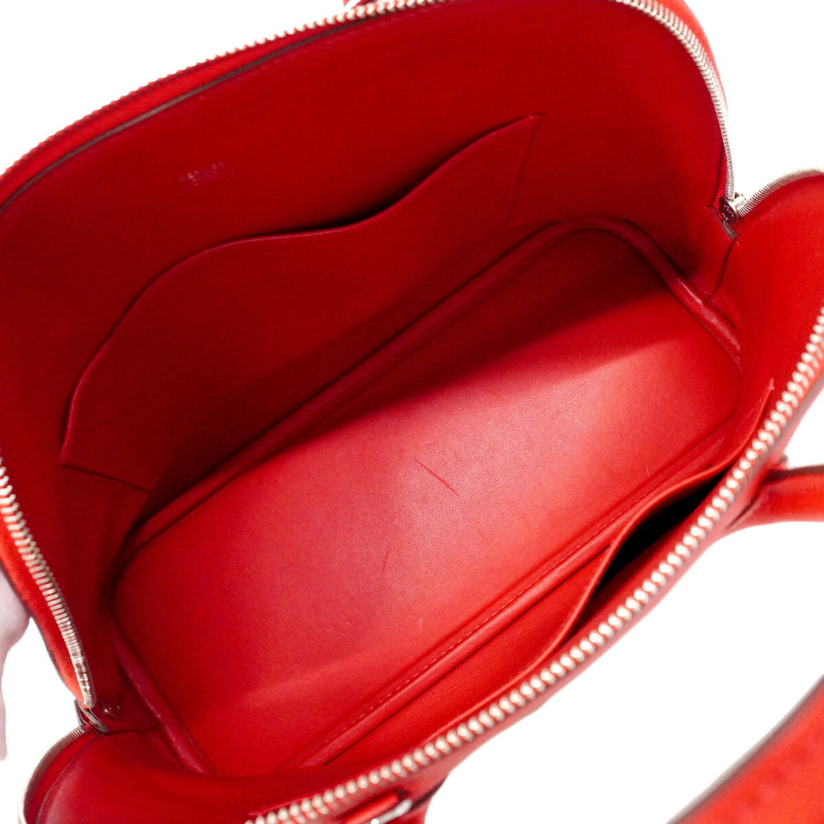 Hermes Rouge Vif Handbag (Pre-Owned)