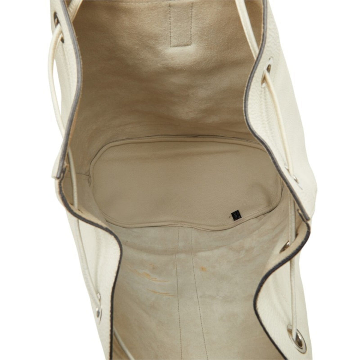 Gucci White Leather Backpack (Pre-Owned)