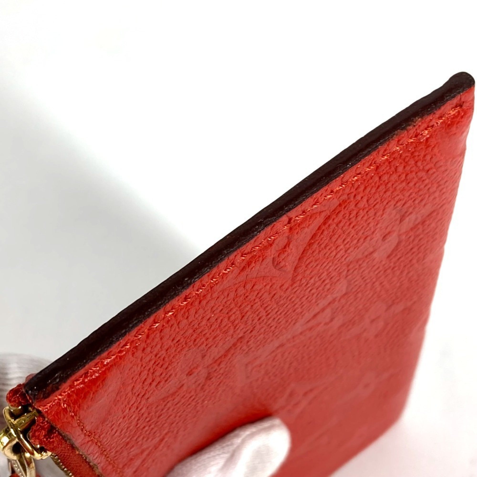 Louis Vuitton Auriane Red Color Monogram Empreinte Long Wallet (Bi-Fold) (Pre-Owned)