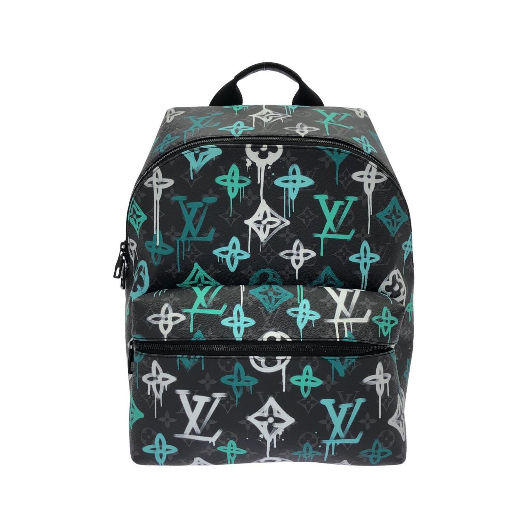 Louis Vuitton Monogram Eclipse Black Monogram Eclipse Vert Monogram Eclipse Backpack (Pre-Owned)