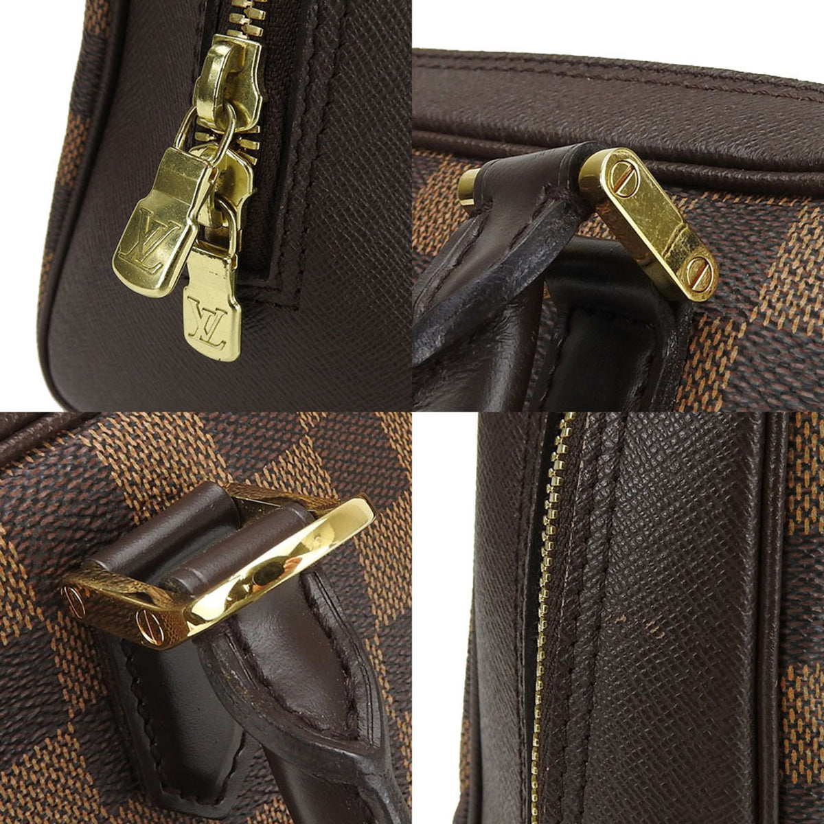 Louis Vuitton Damier Brown Ebene Handbag (Pre-Owned)