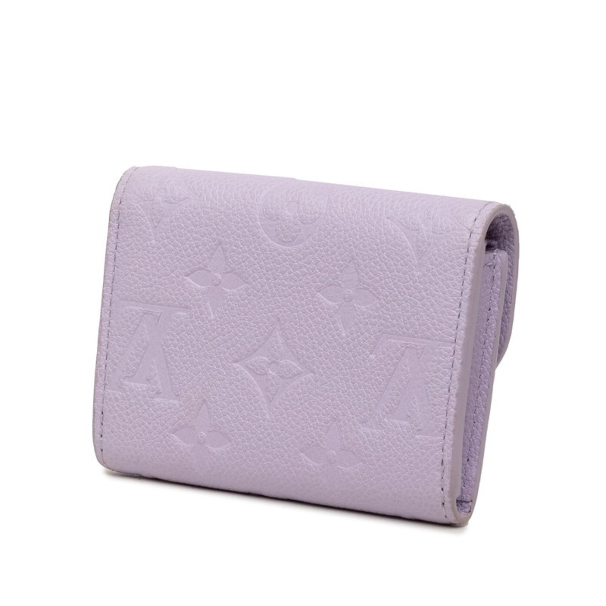 Louis Vuitton Purple Leather Wallet (Bi-Fold) (Pre-Owned)