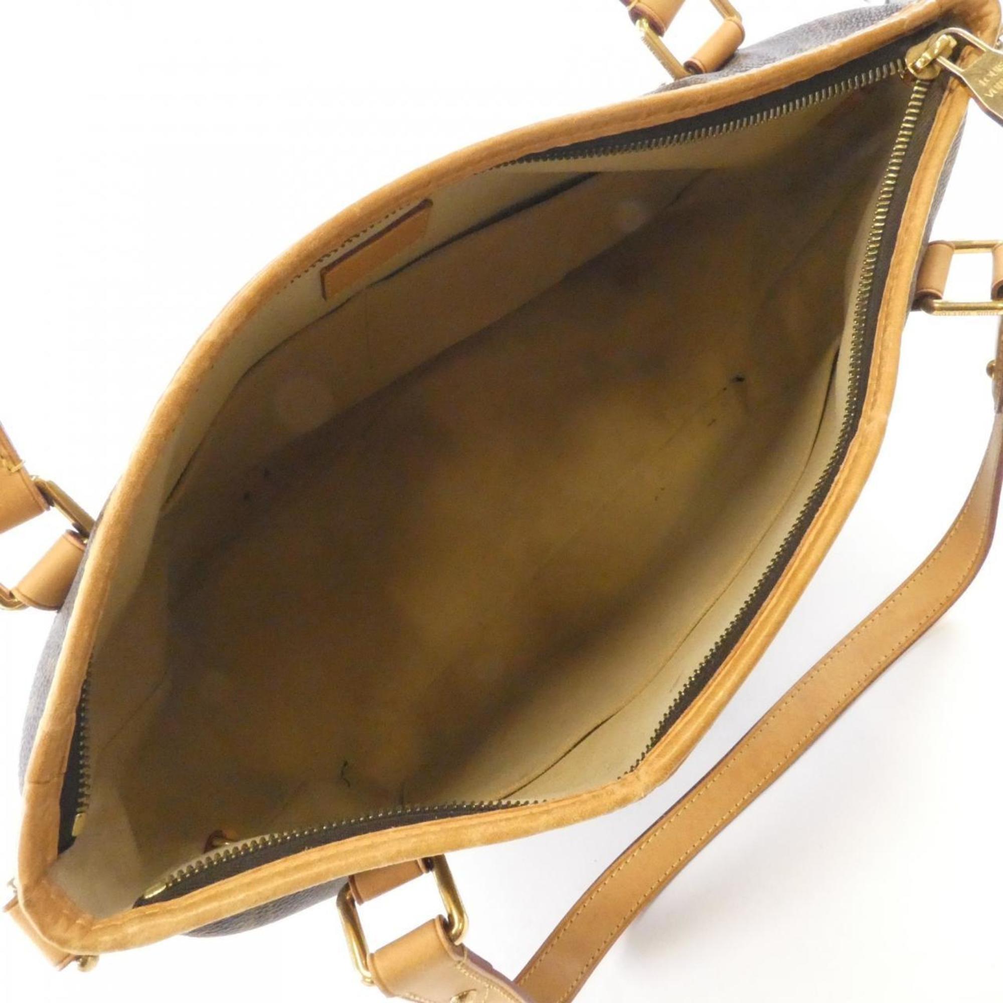 Louis Vuitton Marron Coated Canvas Handbag (Pre-Owned)