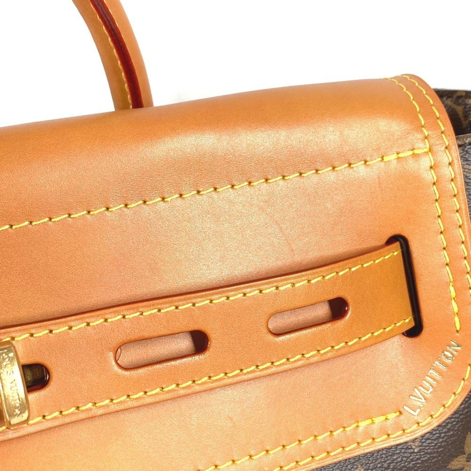 Louis Vuitton Brown Monogram Monogram Backpack Handbag Shoulder Bag Tote Bag (Pre-Owned)