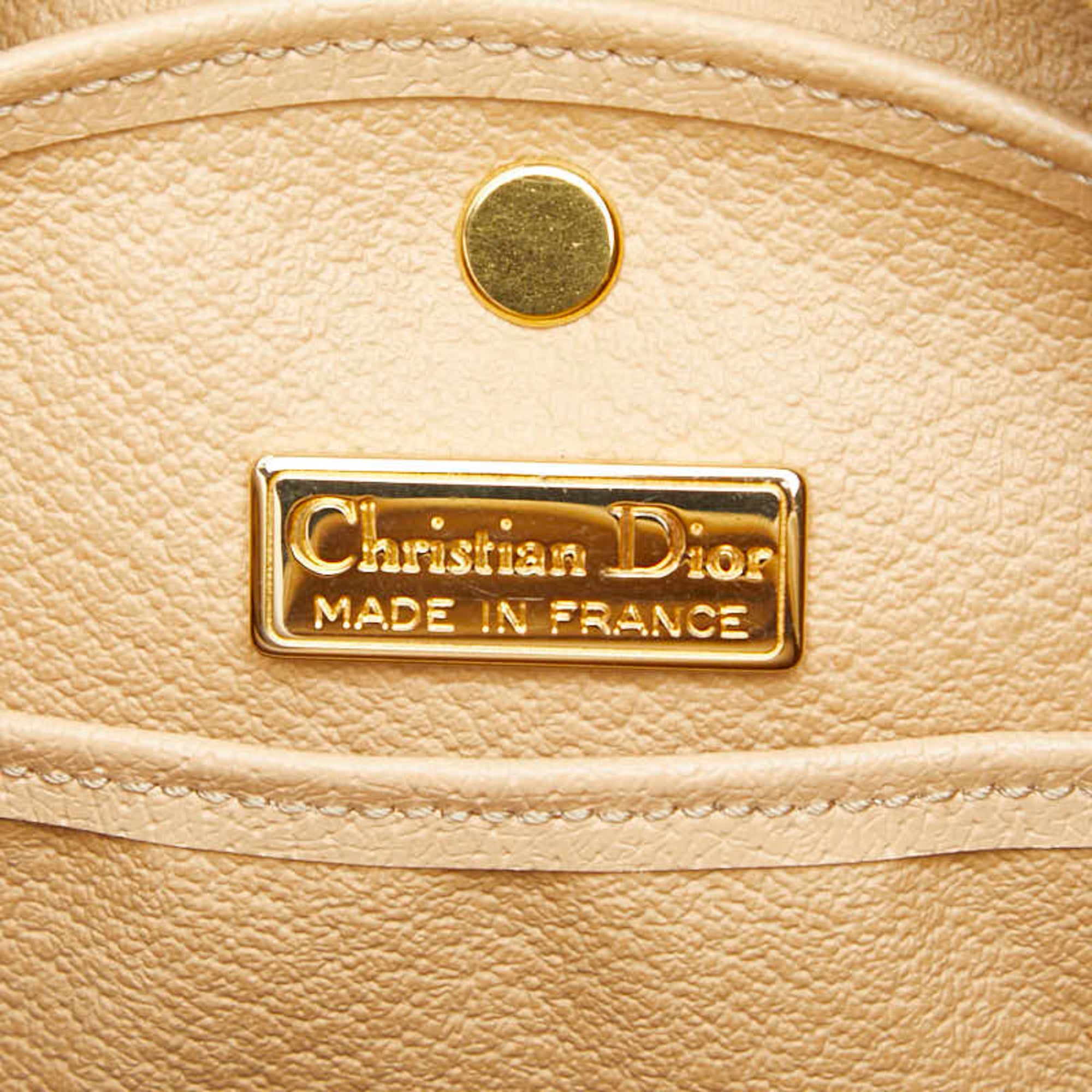 Christian Dior Brown Pvc Leather Shoulder Bag (Pre-Owned)