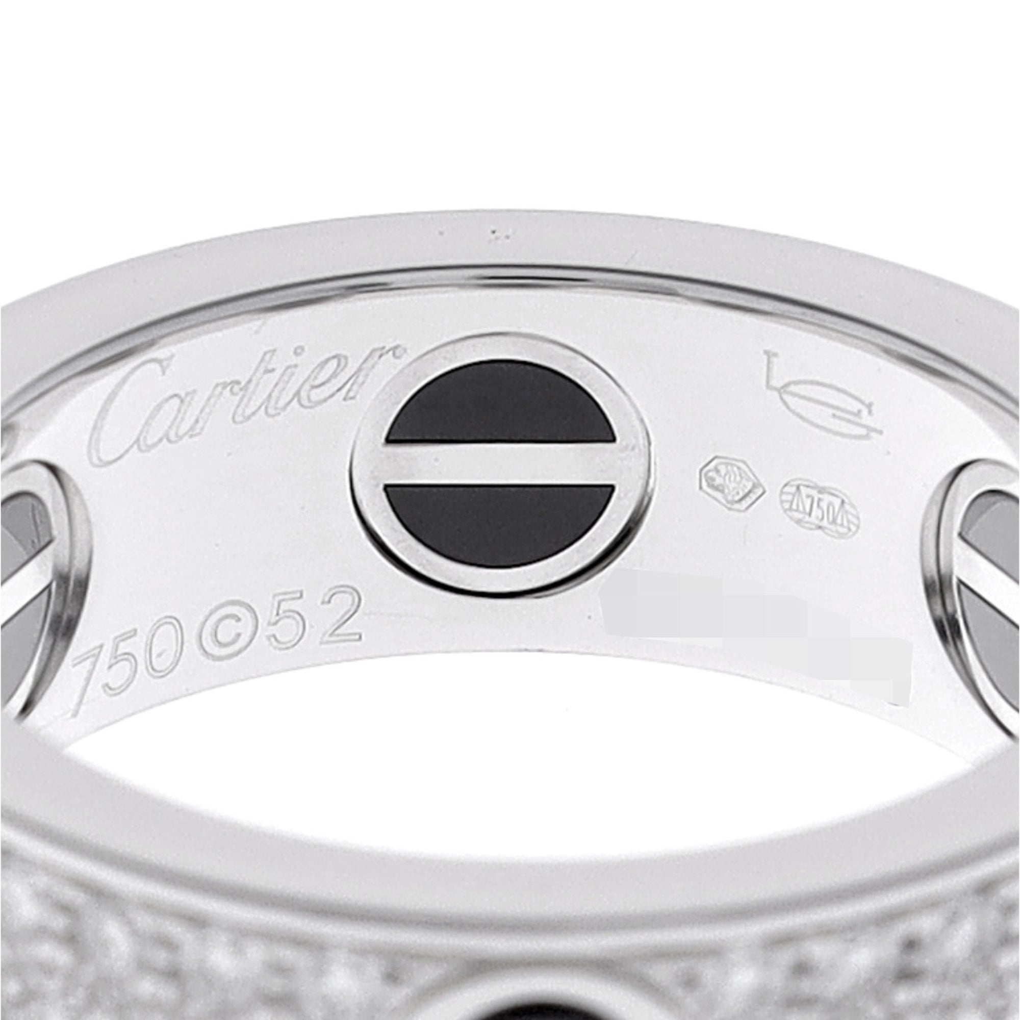 Cartier White Gold (18K) Ceramic Band Ring (Pre-Owned)